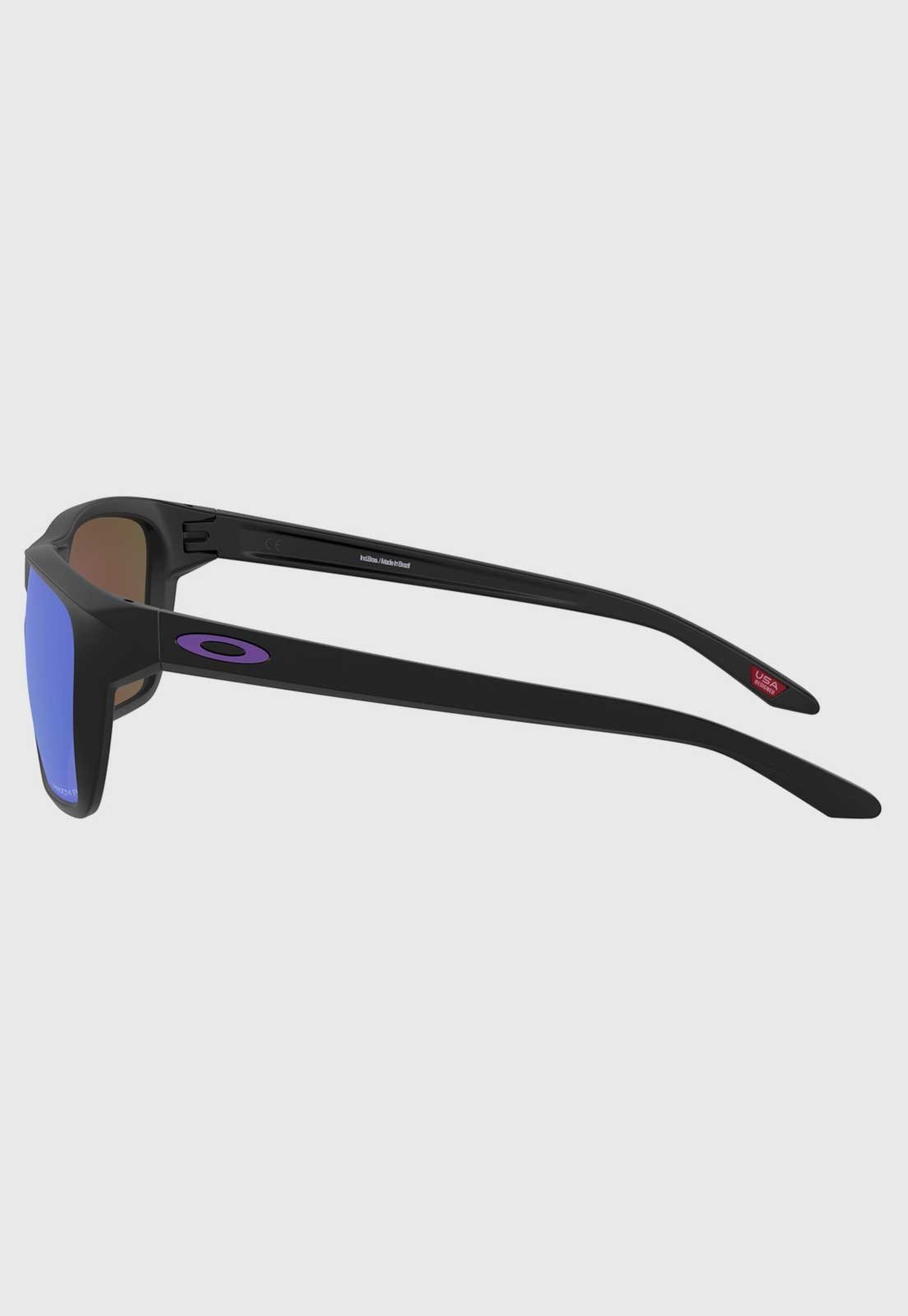 Vista 3 Óculos de Sol Oakley Sylas Lente Roxa e Espelhada preto preto