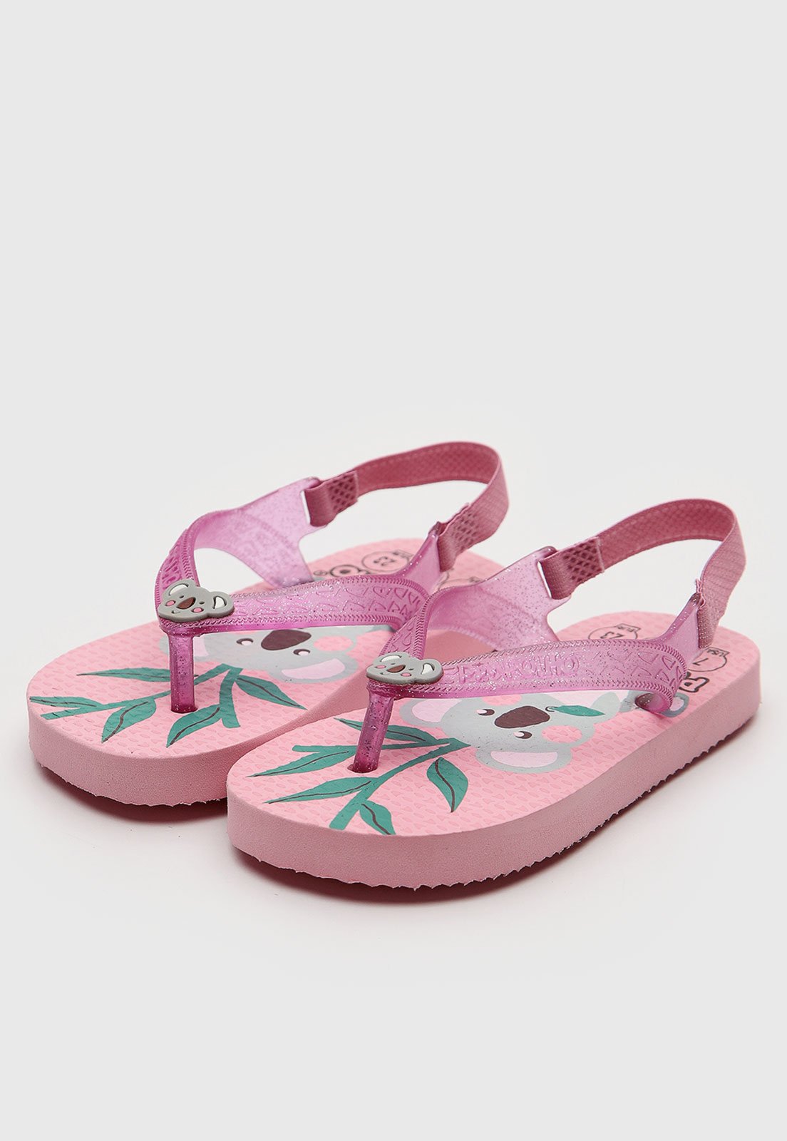 Vista 3 Infantil - Chinelo Pimpolho Praiana rosa Pimpolho rosa