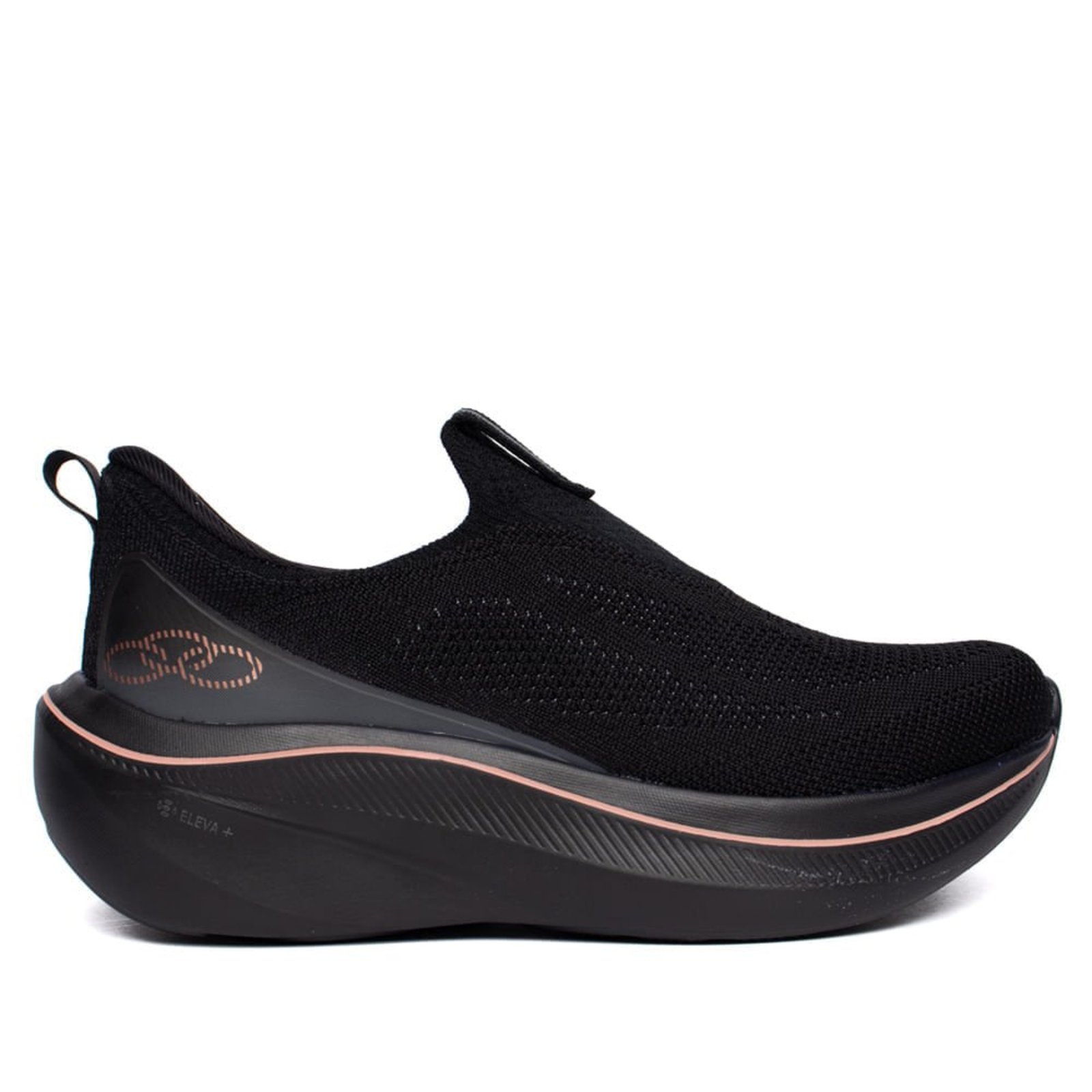 Tênis Feminino Olympikus Intuit 2 Caminhada Preto/Rose