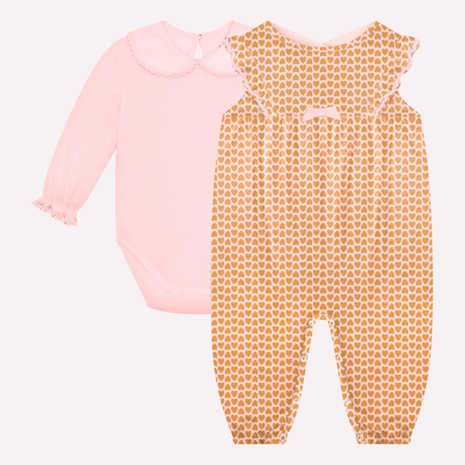 Infantil - Conjunto Menina Corações Milon
