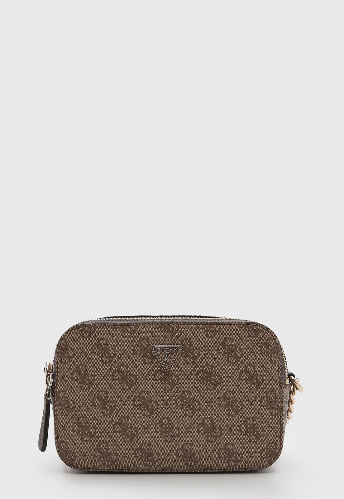 Bolsa Feminina Guess Monograma Marrom