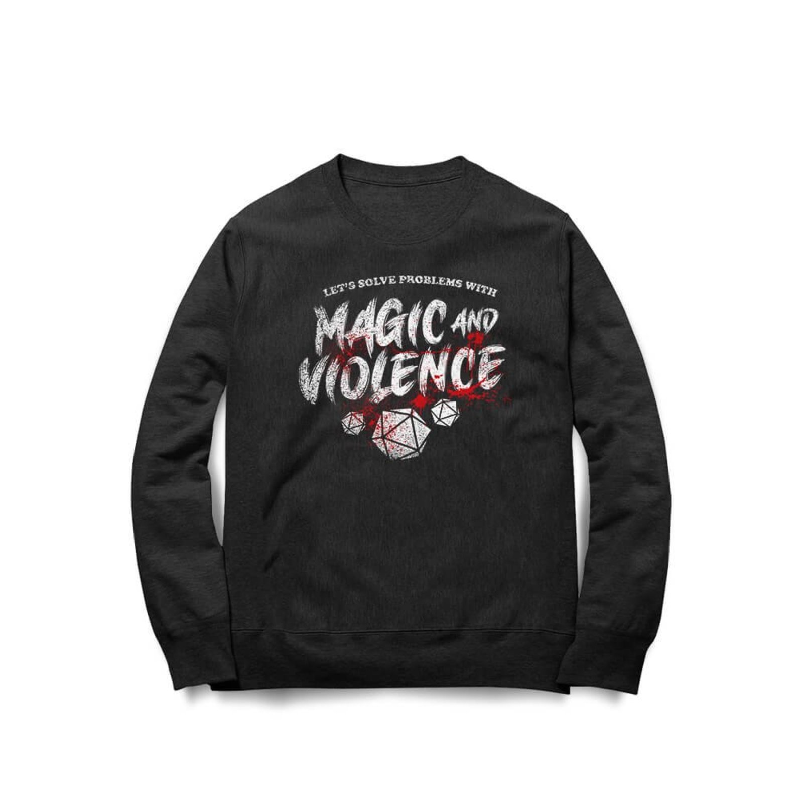 Moletom Magic And Violence - Preto - Casual - Studio Geek