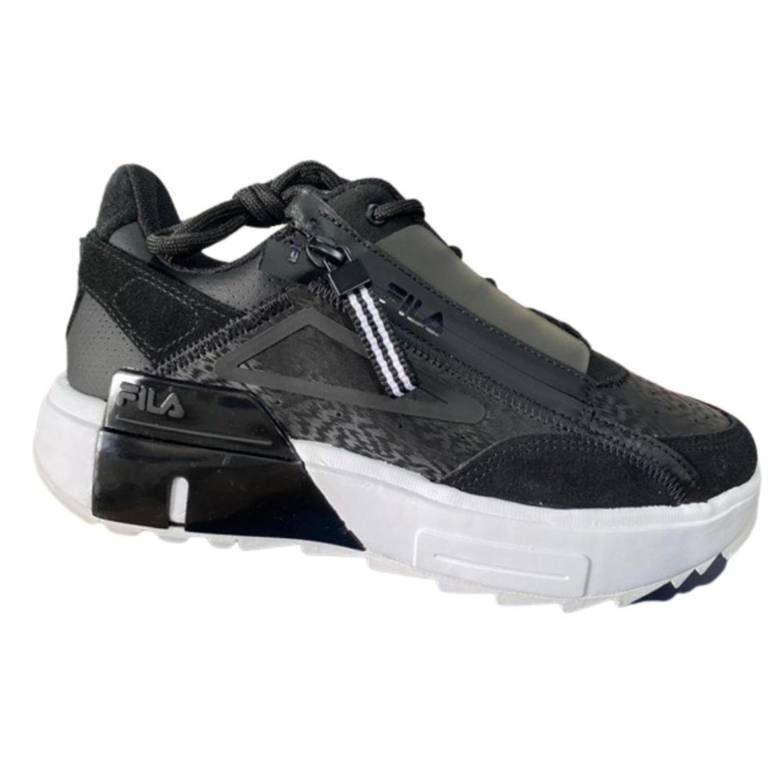 Vista 2 Tênis Fila Tormo Feminino branco preto Fila preto
