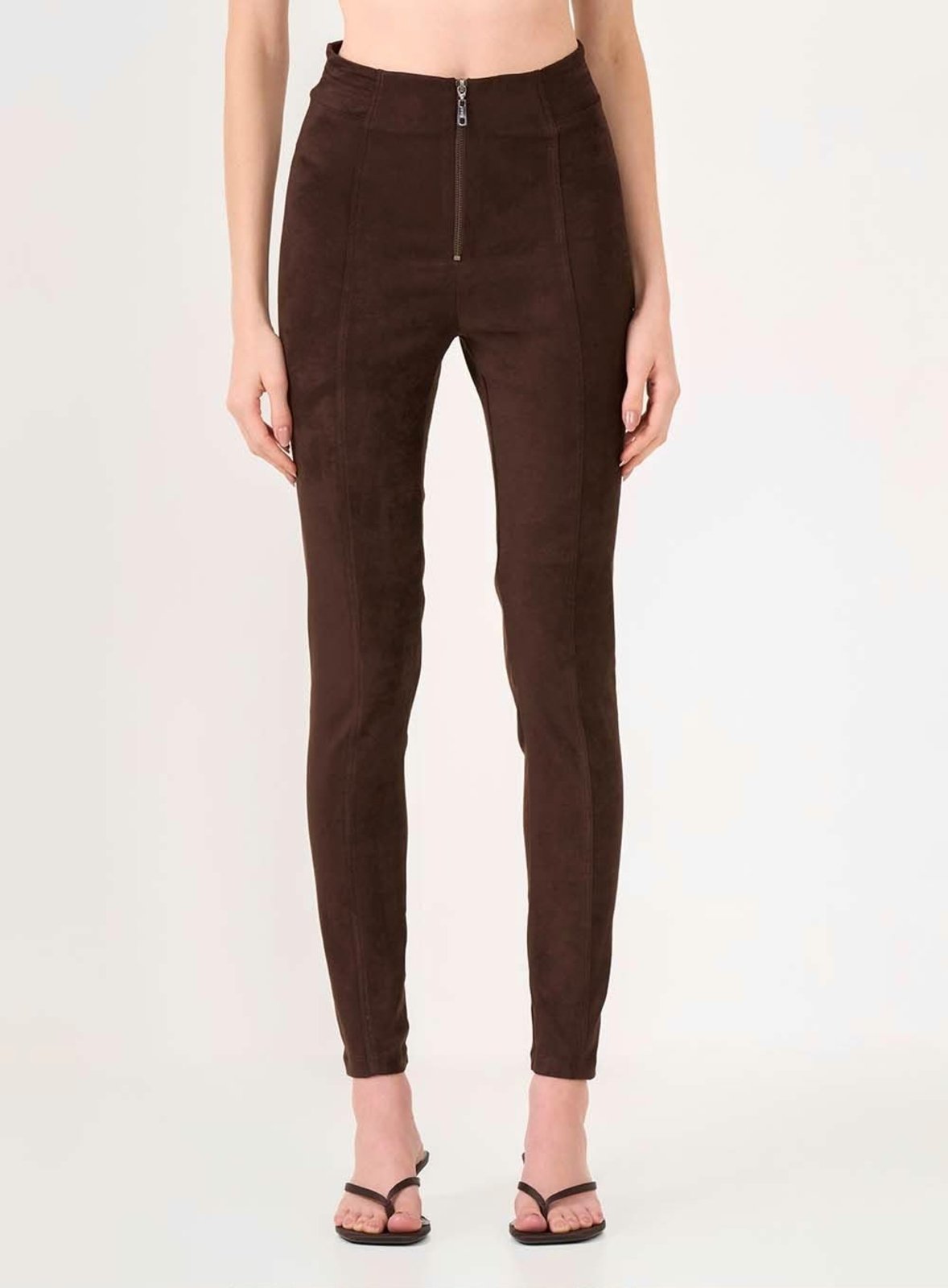 Calça Legging Suede Colcci CLC Marrom