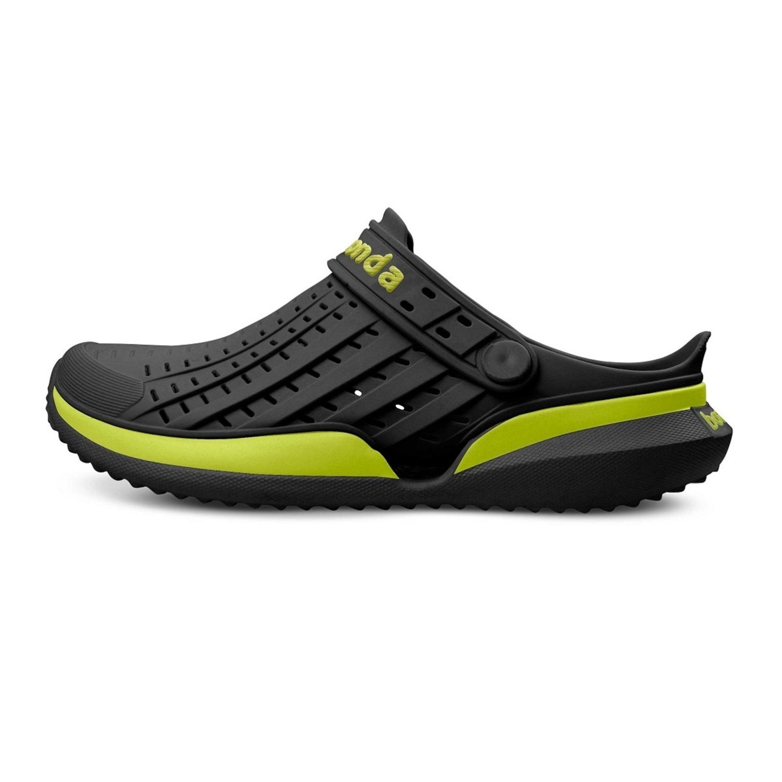 Sandália Masculina Flow Boaonda Academia Conforto Impacto Preto LIma