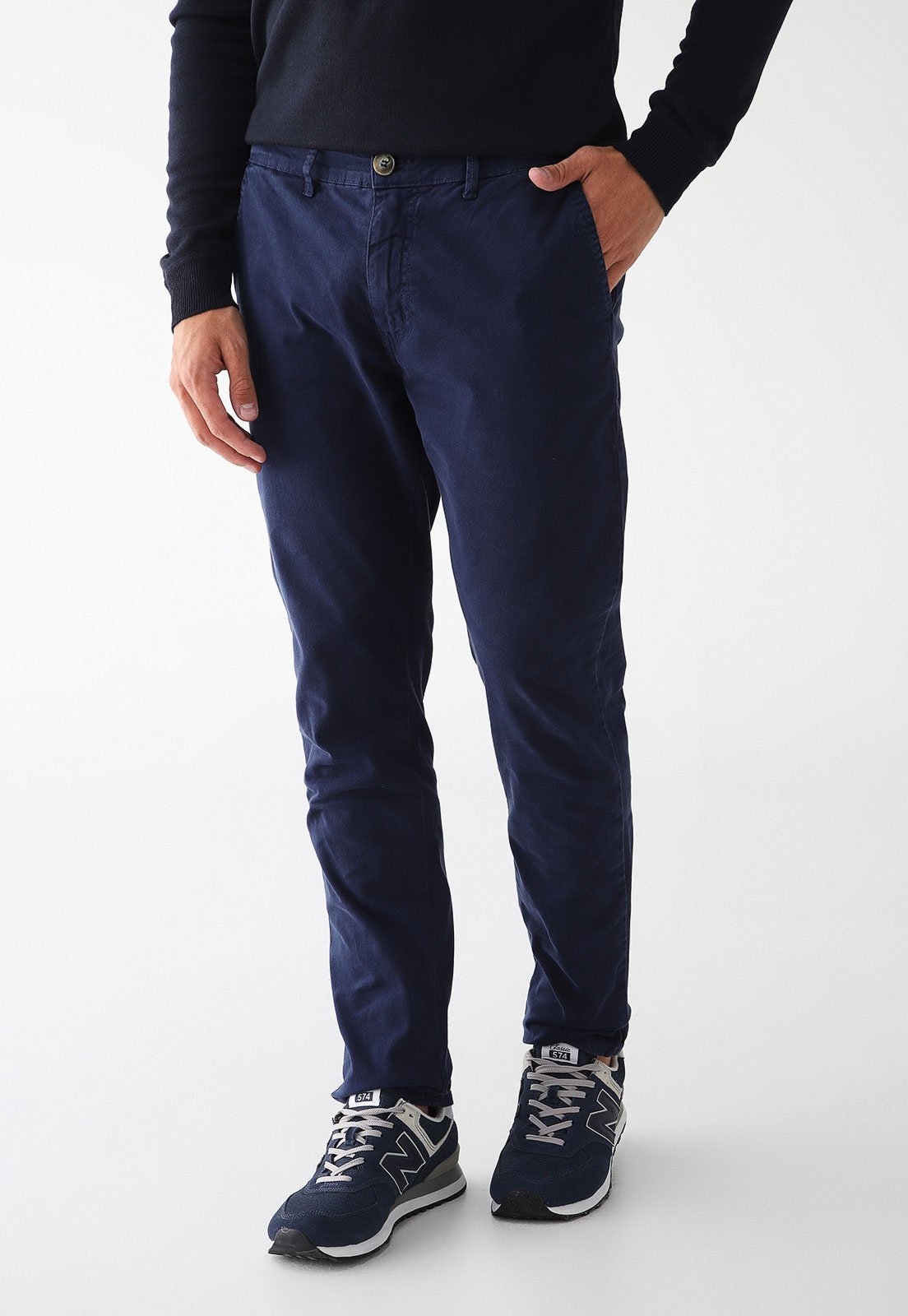 Calça Sarja Colcci Skinny Lisa Azul-Marinho