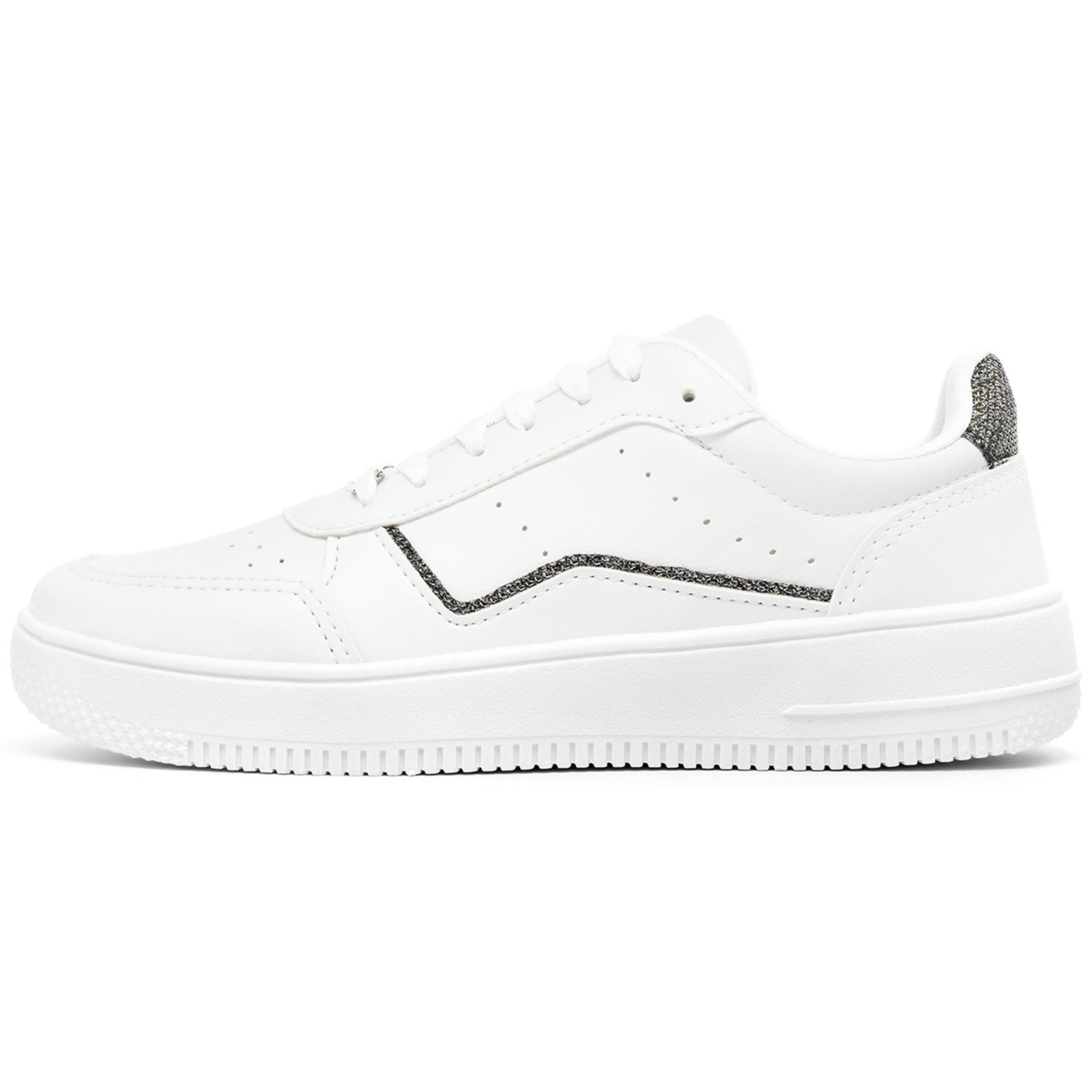 Tênis Feminino Casual Branco Vili Leve Confortável