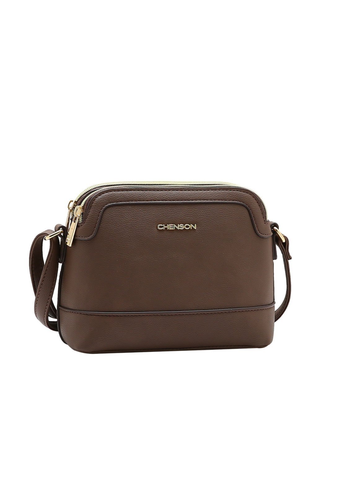 Bolsa Feminina Chenson transversal 3485719 Marrom