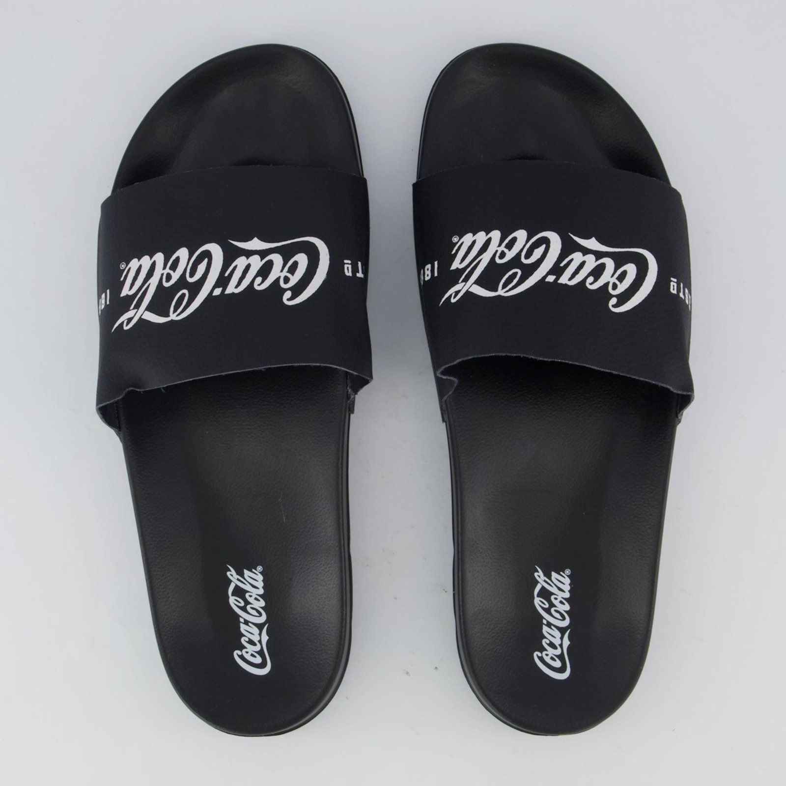 Chinelo Coca Cola Slide 1886 Preto