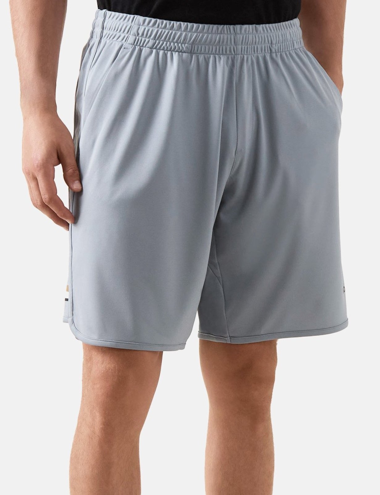 Bermuda Hugo Boss Masculina Regular Fit JT_TOC Game 9 inch Cinza Escuro