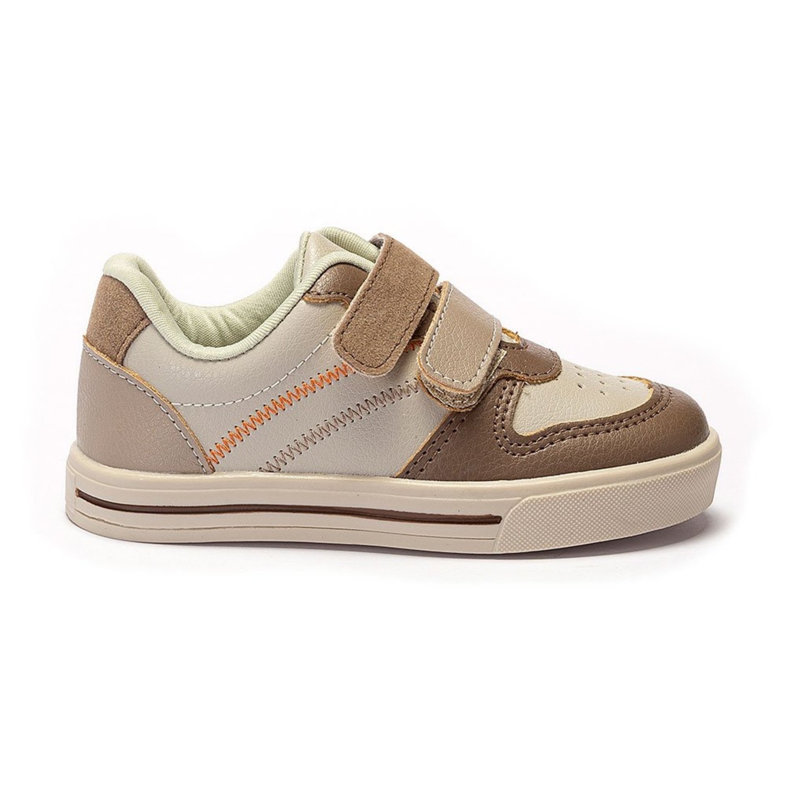 Infantil – Tênis Masculino Calce-Fácil Casual Bicolor Pequito