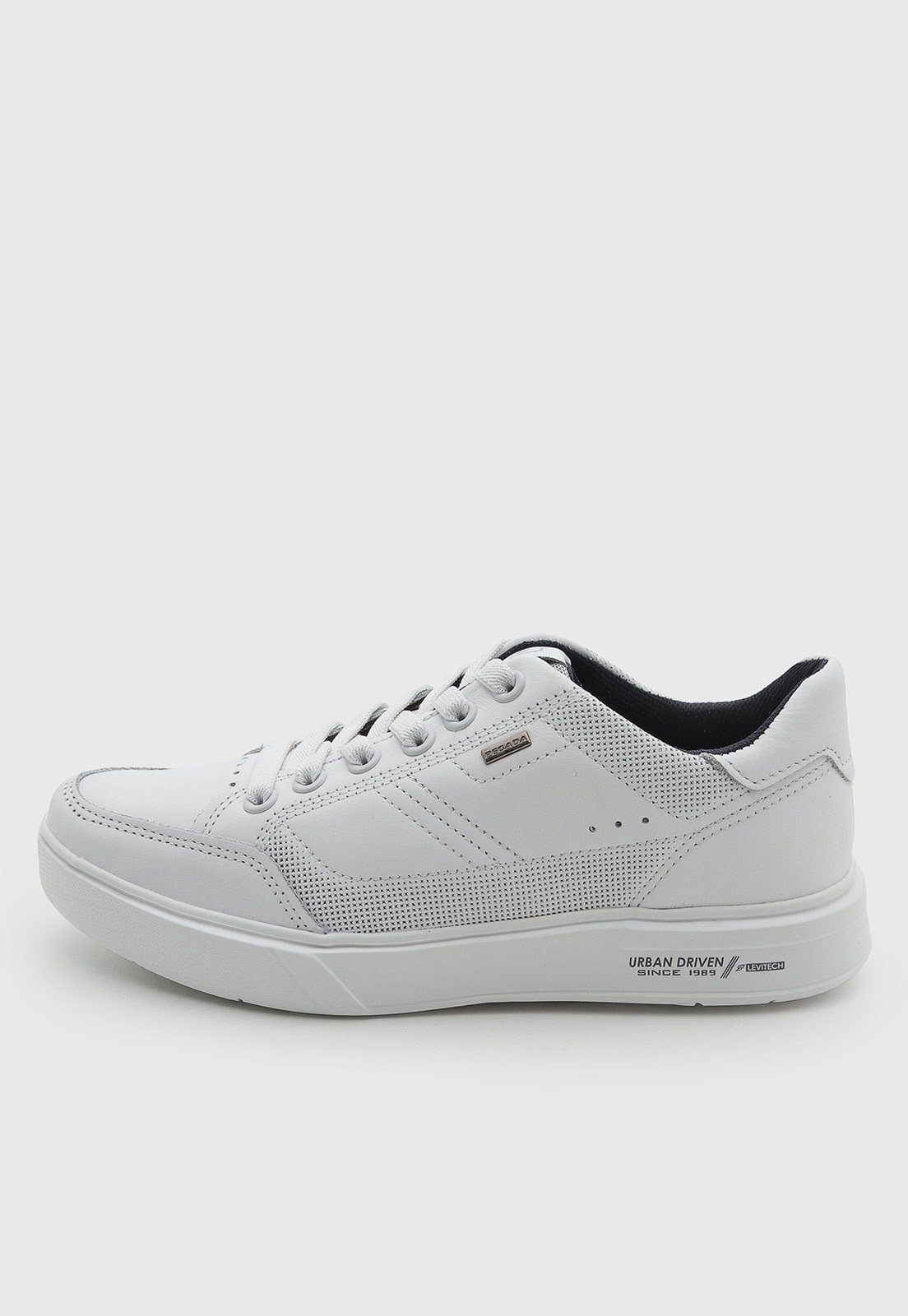 Tênis Masculino Pegada Couro Branco