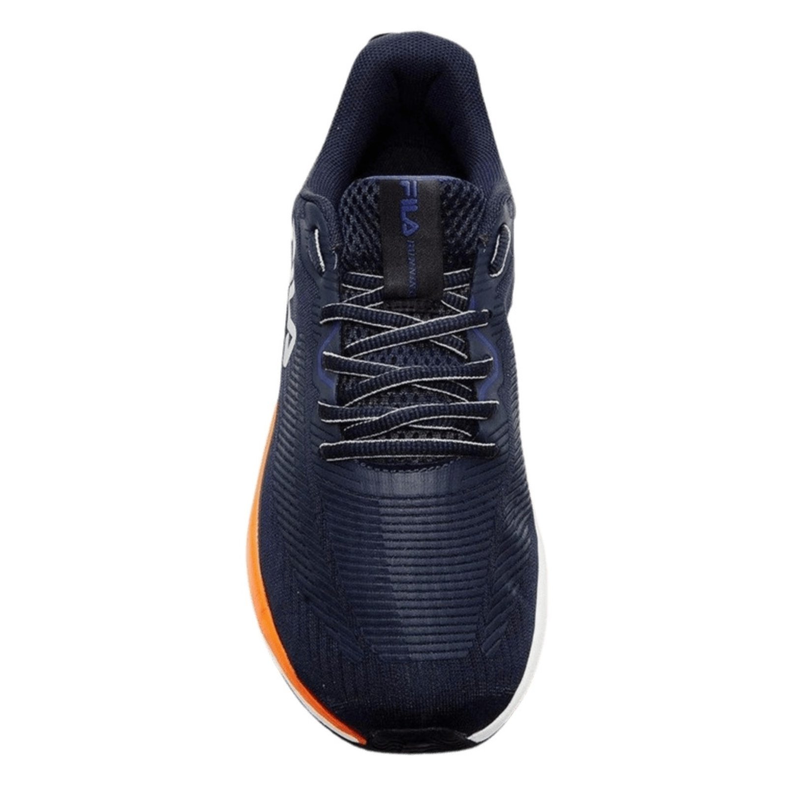 Vista 3 Tênis Fila Striker Masculino - Marinho/laranja azul Fila azul