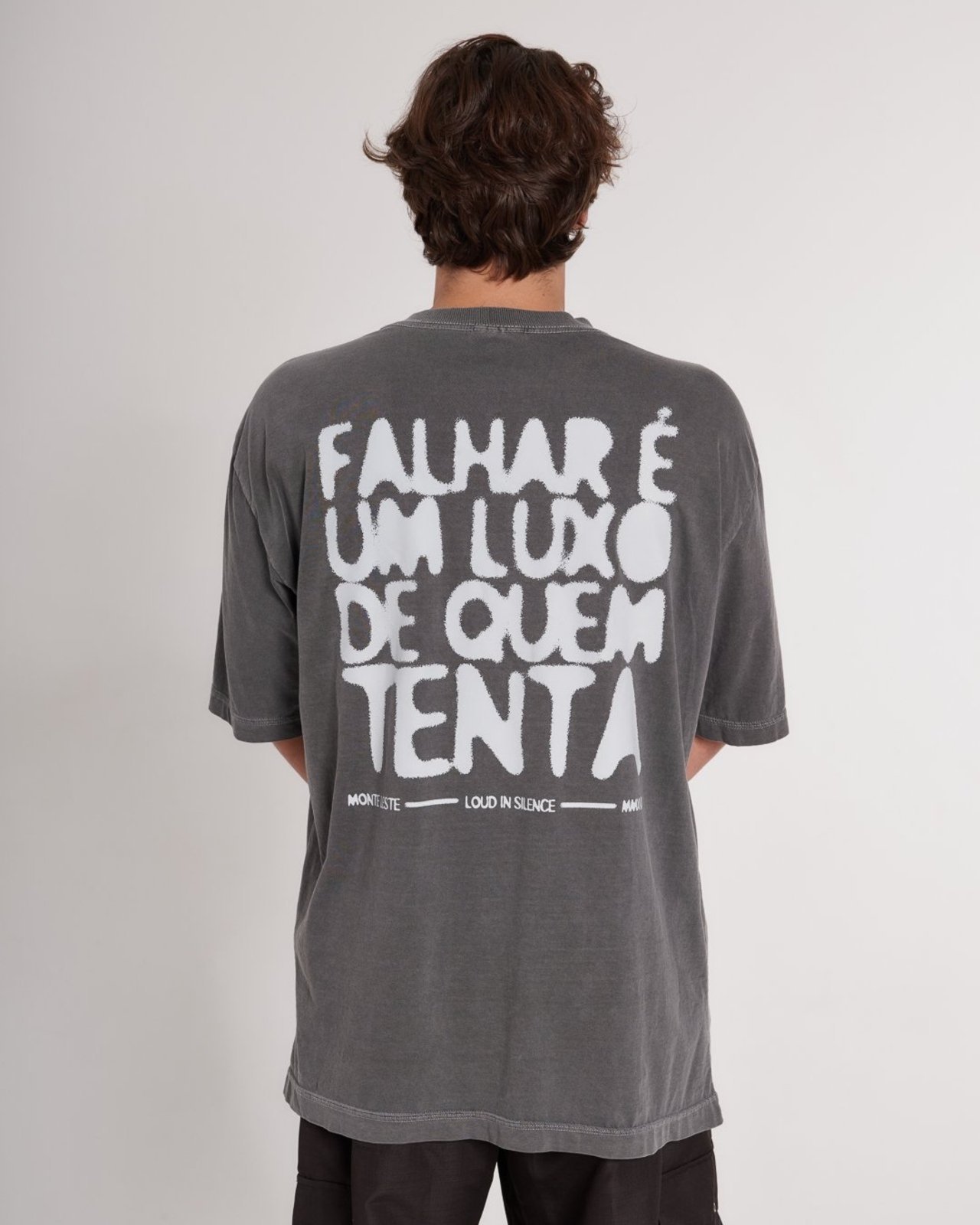Camiseta Oversized Estampada Tenta - Estonado