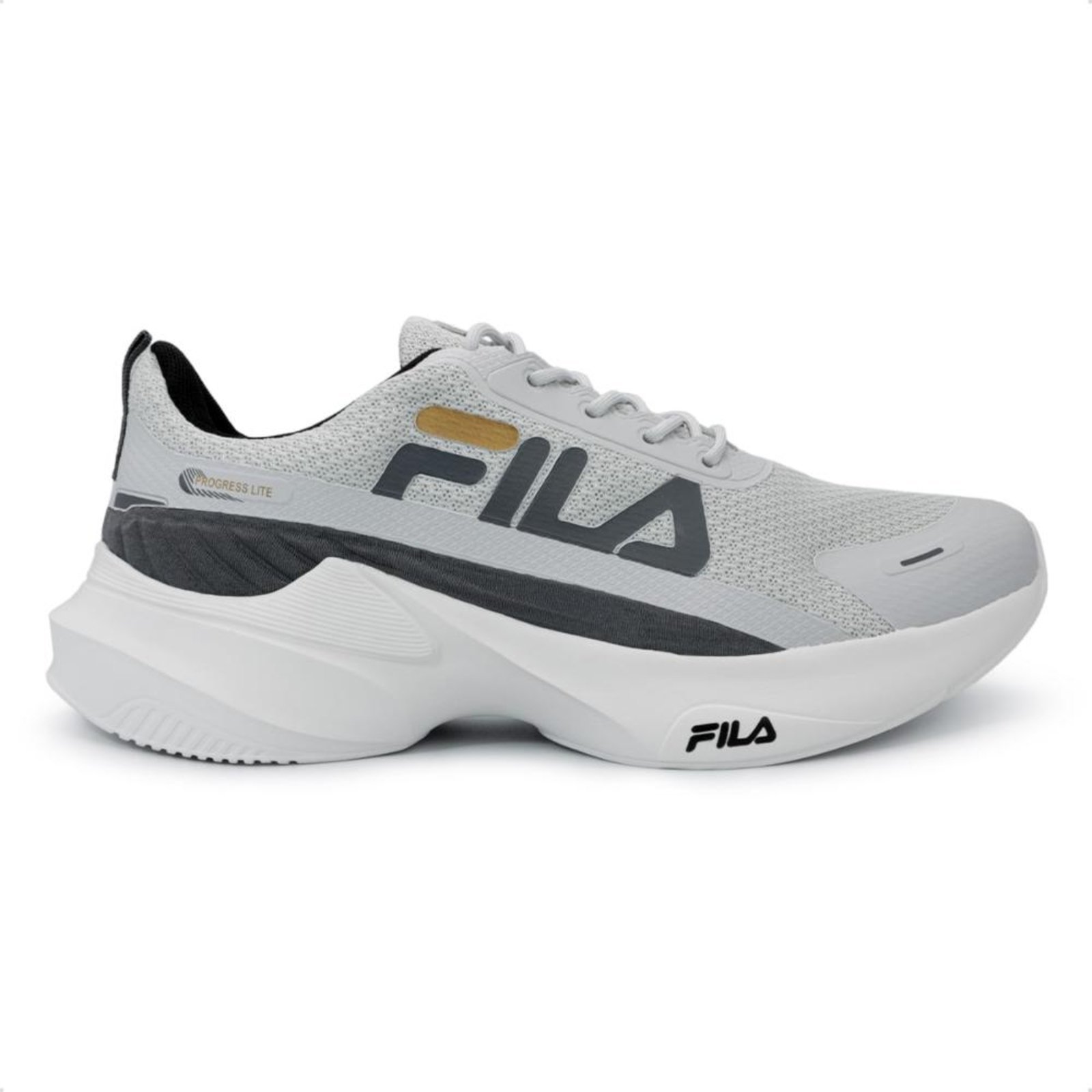 Vista 2 Tênis Fila Masculino Progress Lite Treino preto Fila preto