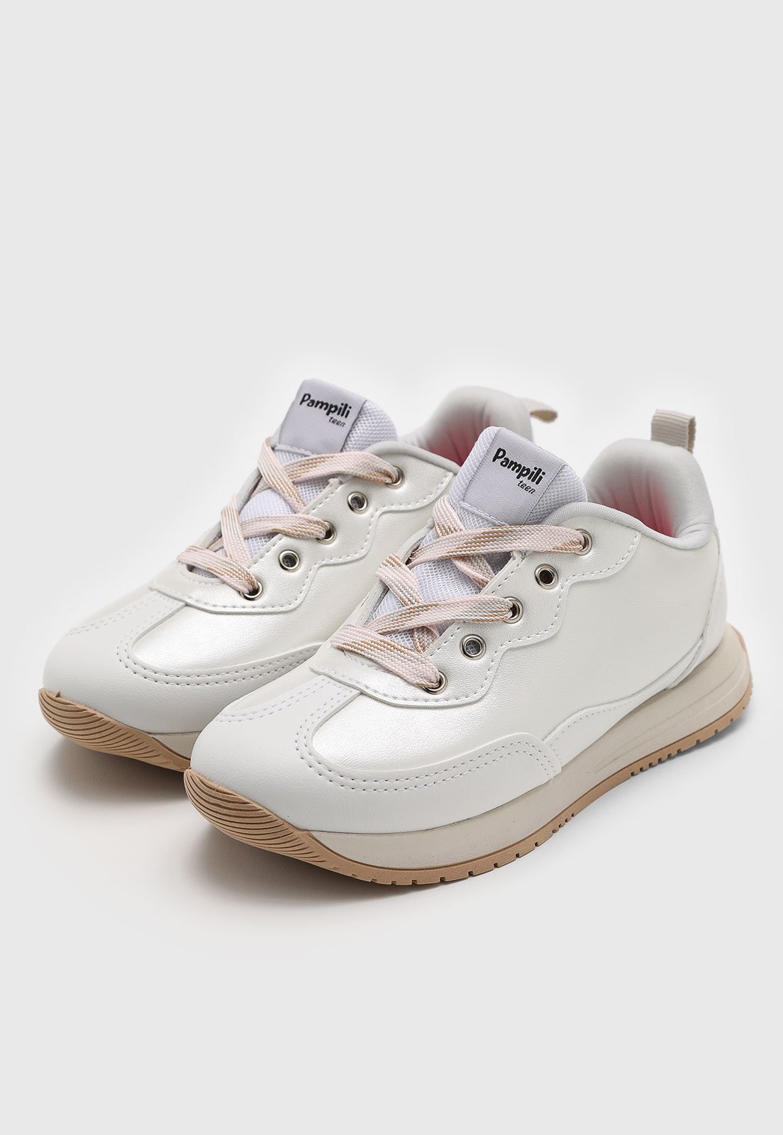 Vista 2 Infantil - Tênis Pampili ZEAL Off-White off-white white Pampili off-white white