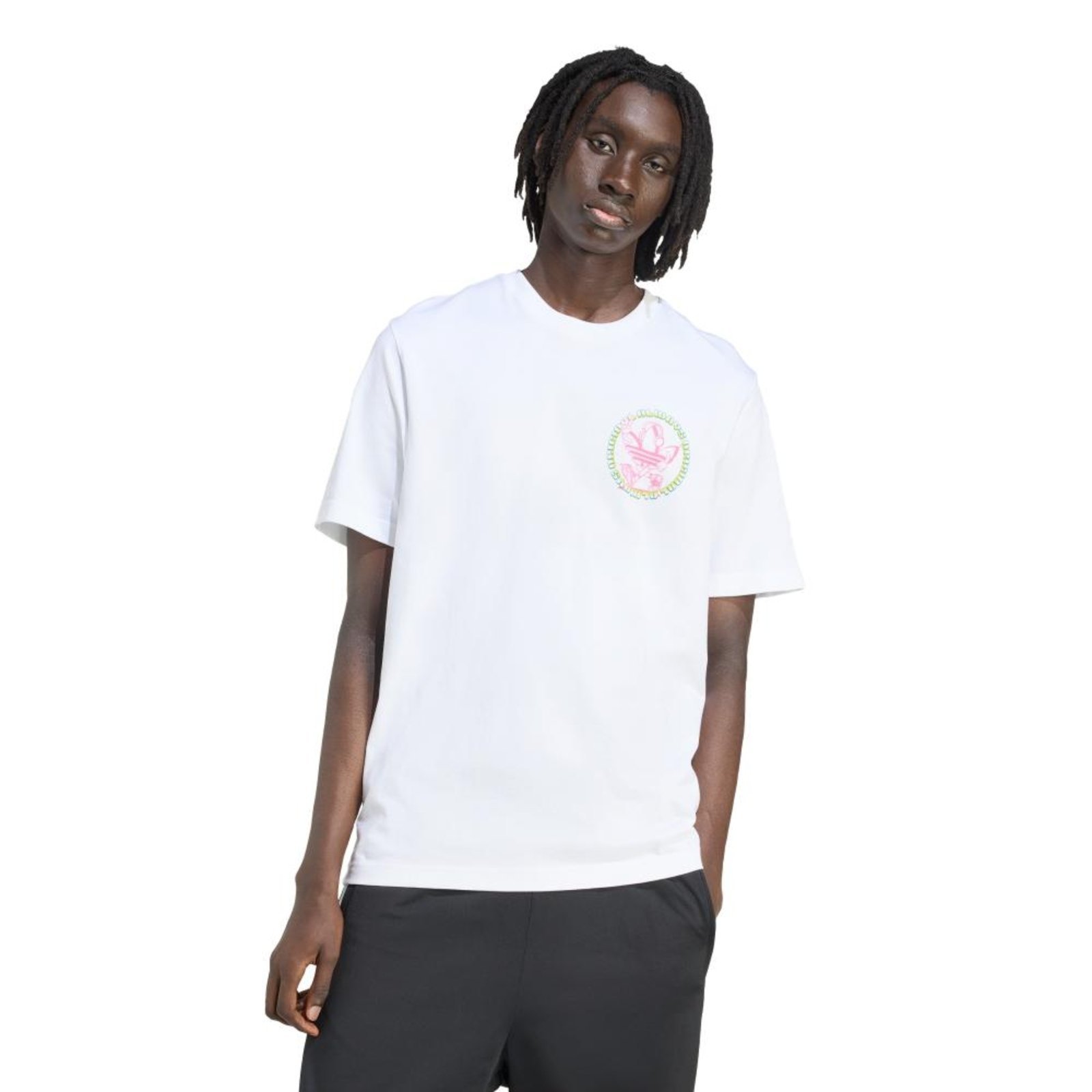 Camiseta Solta da Série Trefoil adidas Originals Branco
