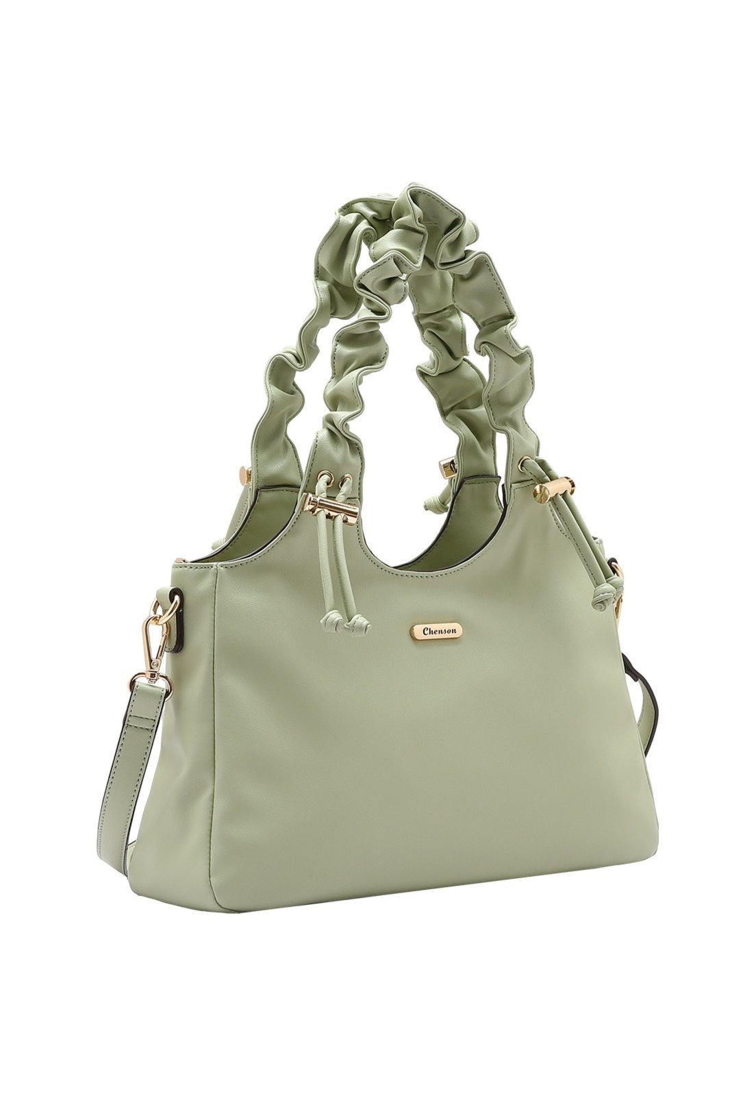 Bolsa Feminina Chenson Original Franzido Chic Mão 3484890