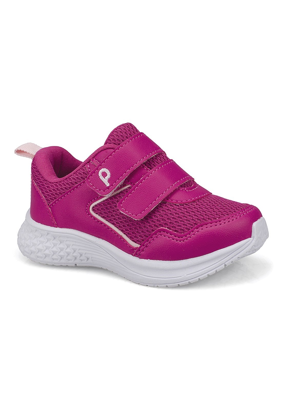 Infantil - Tênis Jogging Menina com Duplo Fechamento Fácil Pink