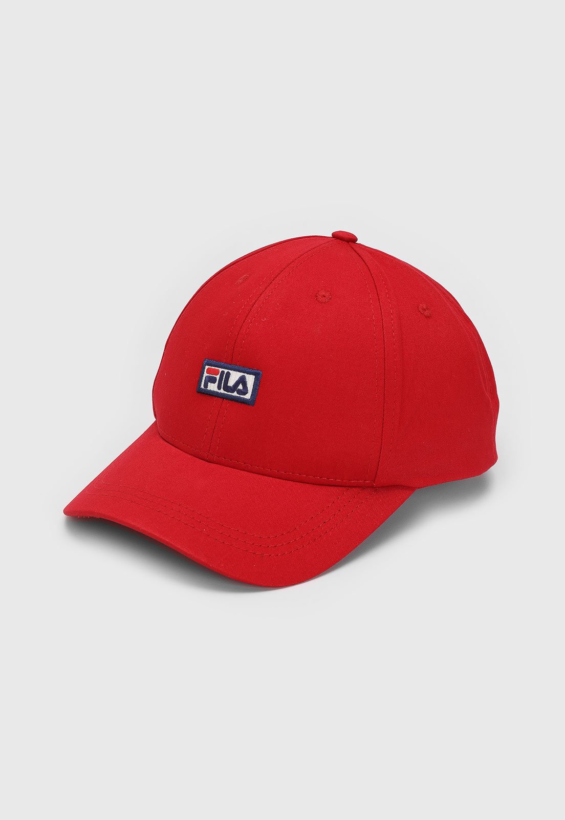 Vista 3 Boné Masculino Fila Classic DNA Aba Curva vermelho Fila vermelho