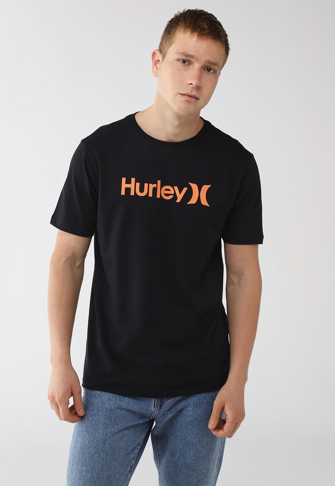 Camiseta Hurley Silk O&O Solid Preta