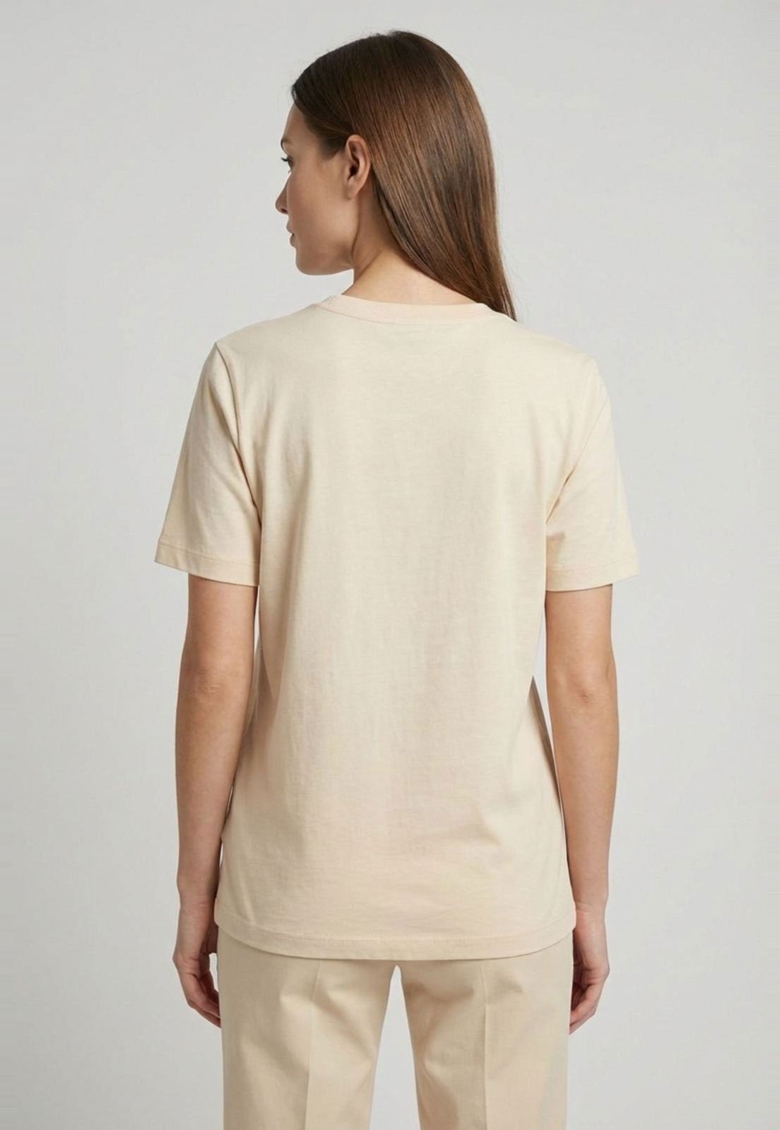 Vista 3 Camiseta Feminina Colcci Estampa Logo bege Colcci bege