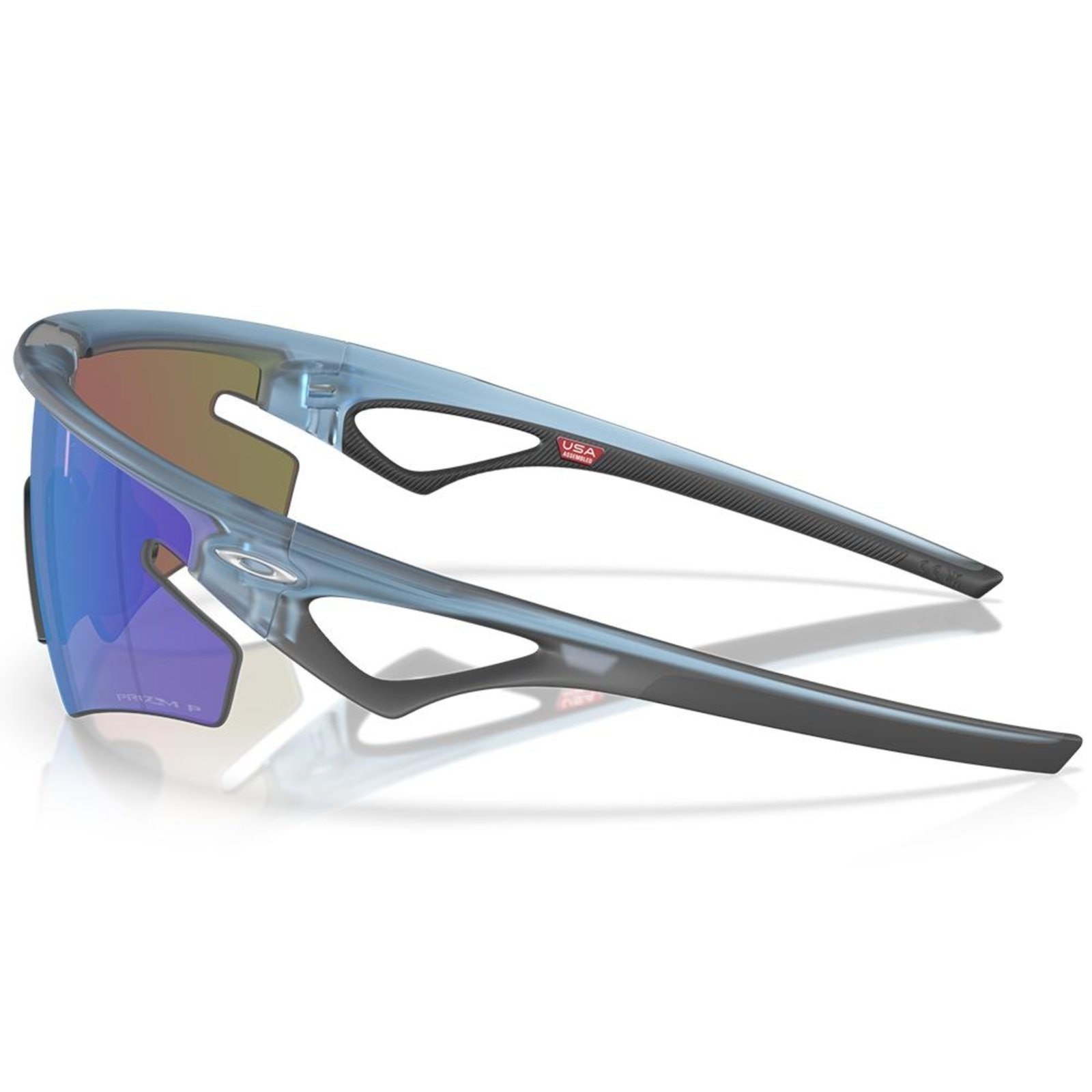 Vista 3 Óculos de Sol Oakley Sphaera Slash Matte Mransparent Stonewa azul azul