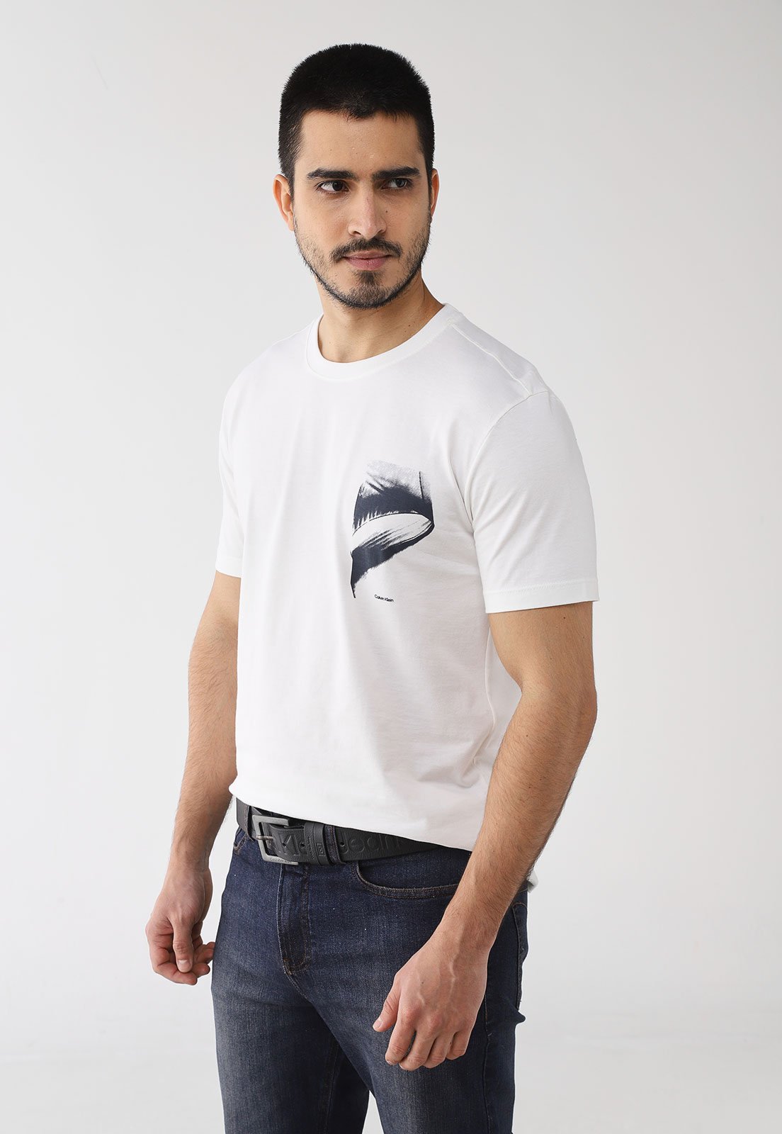 Camiseta Masculina Calvin Klein NYArt Culture Branca