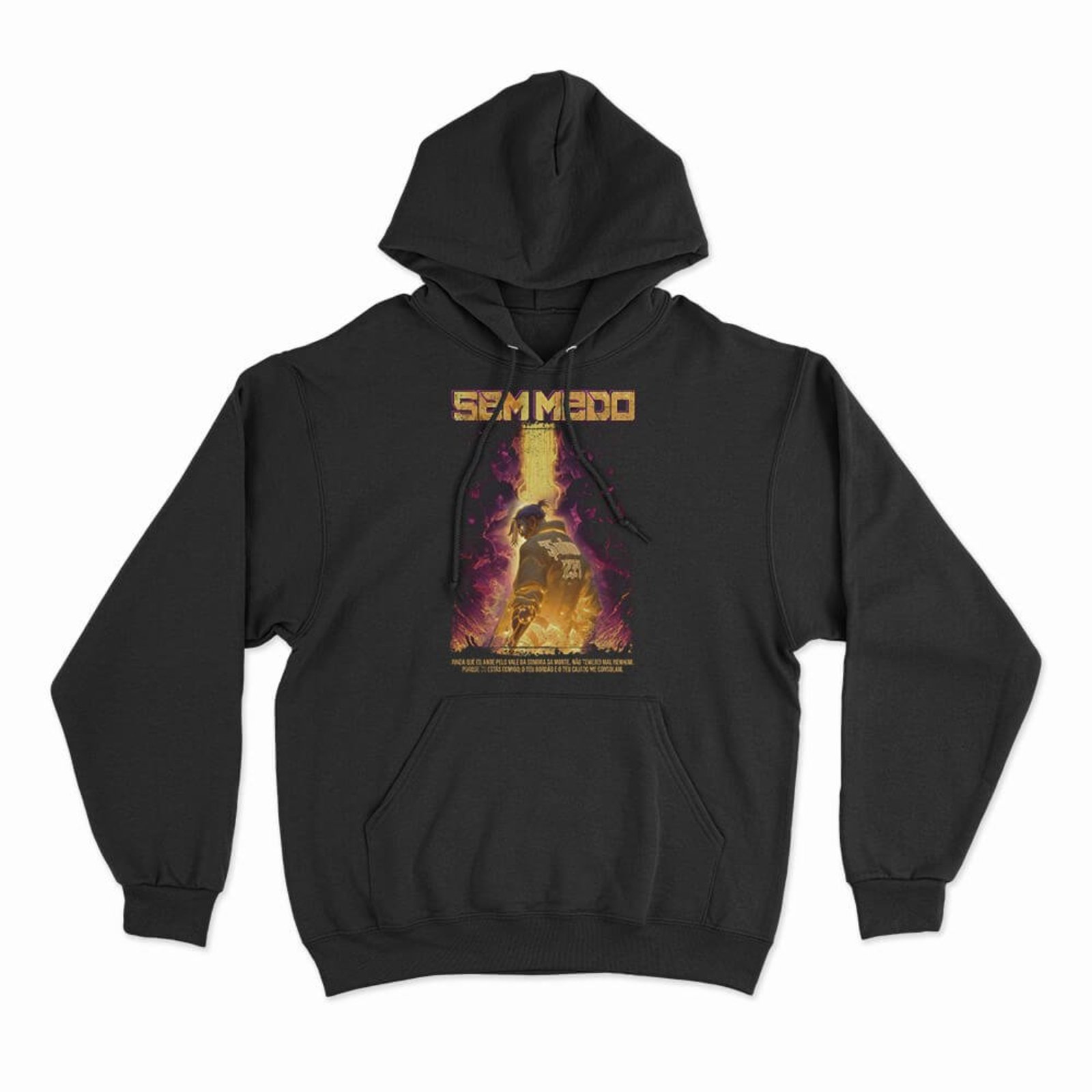 Moletom Com Capuz Vale Das Sombras - Preto - Casual - Studio Geek