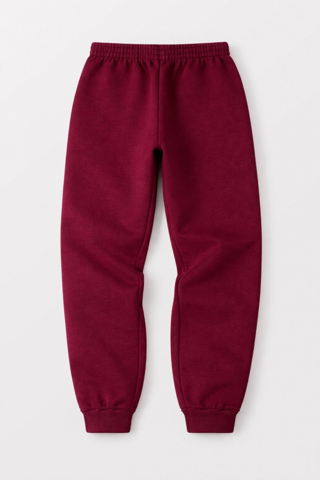 Infantil - Calça Moletom Peluciada Básica - Vermelho Bordô