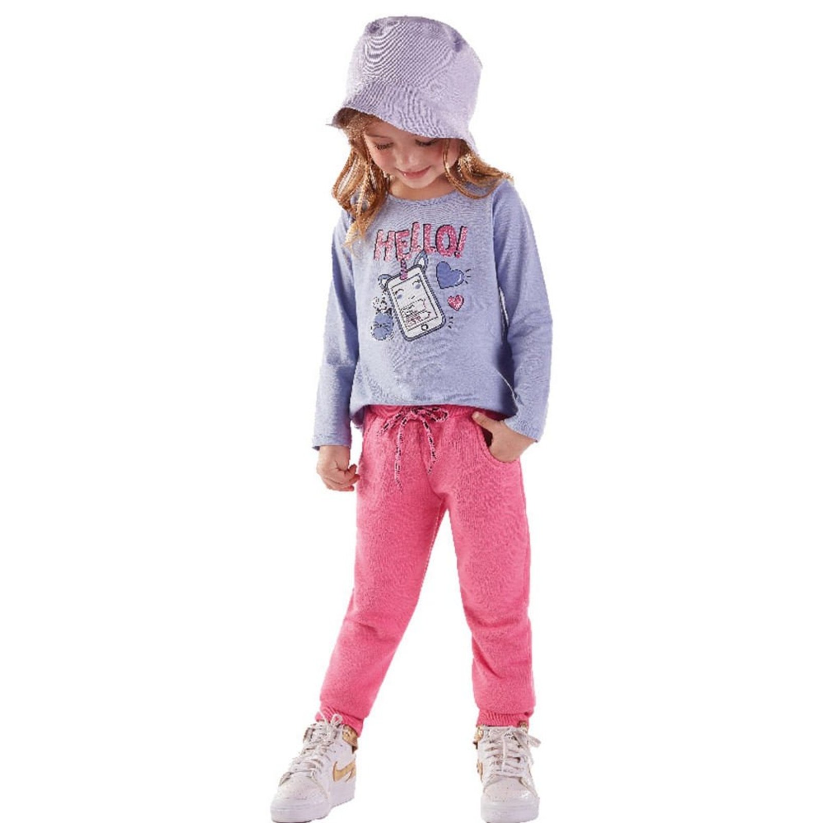Infantil - Blusa Menina - Violeta - 47200-1197 Roxo