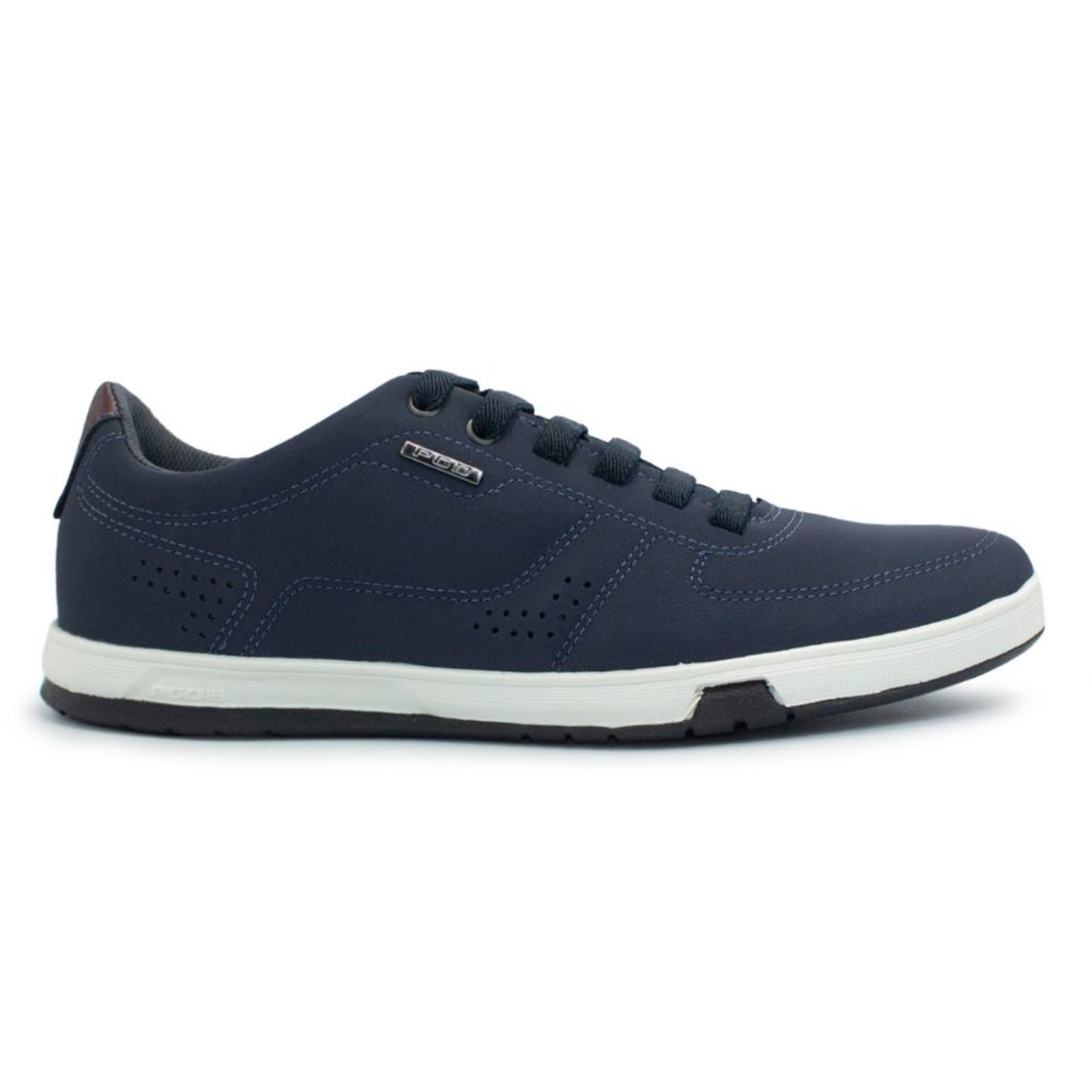 Sapatênis Pegada Masculino Microfibra E Elástico 170418 Azul Marinho