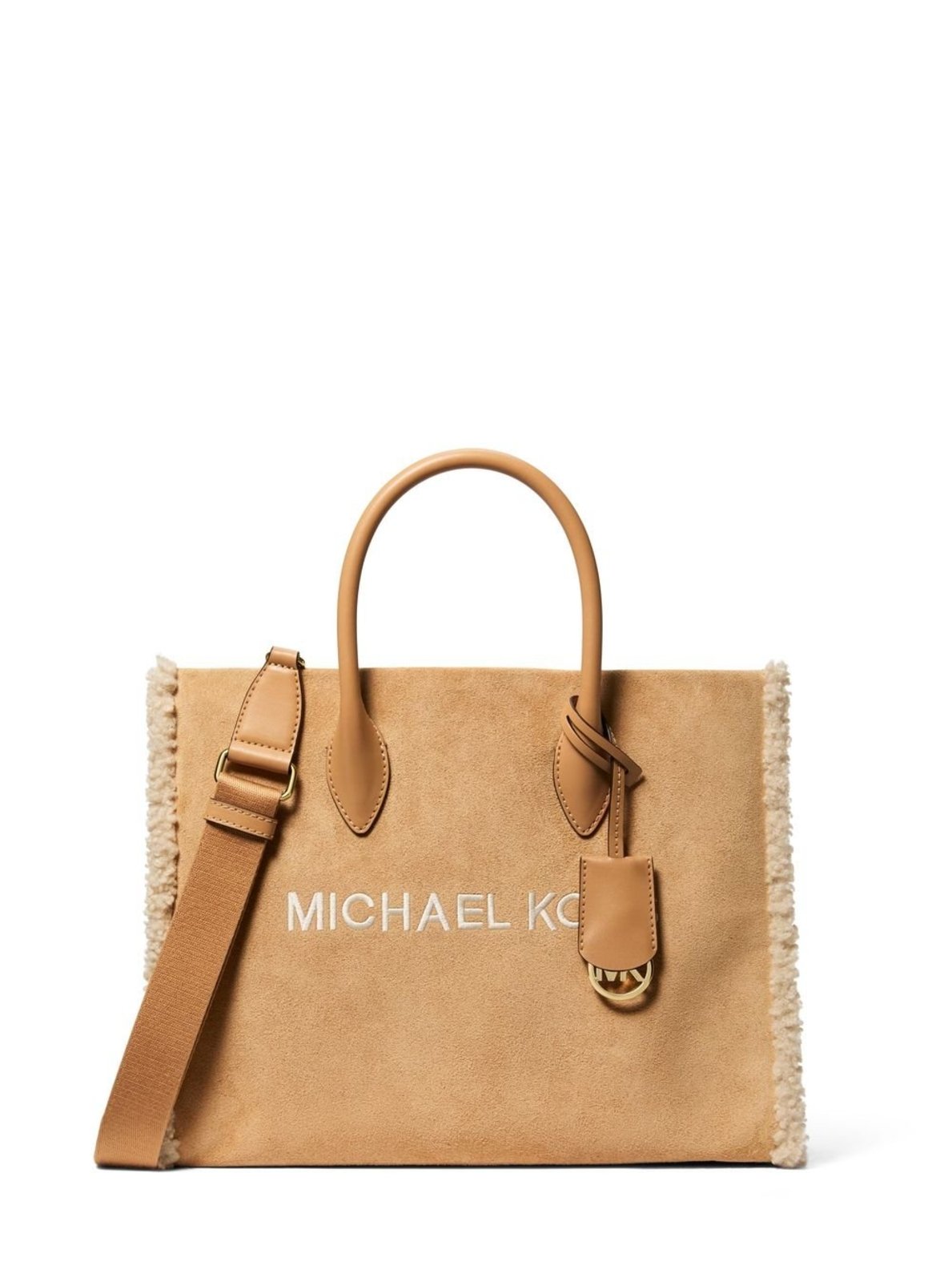 Vista 2 Bolsa Tote Mirella Média Em Couro 35F5G7ZT2S198 caramelo caramelo