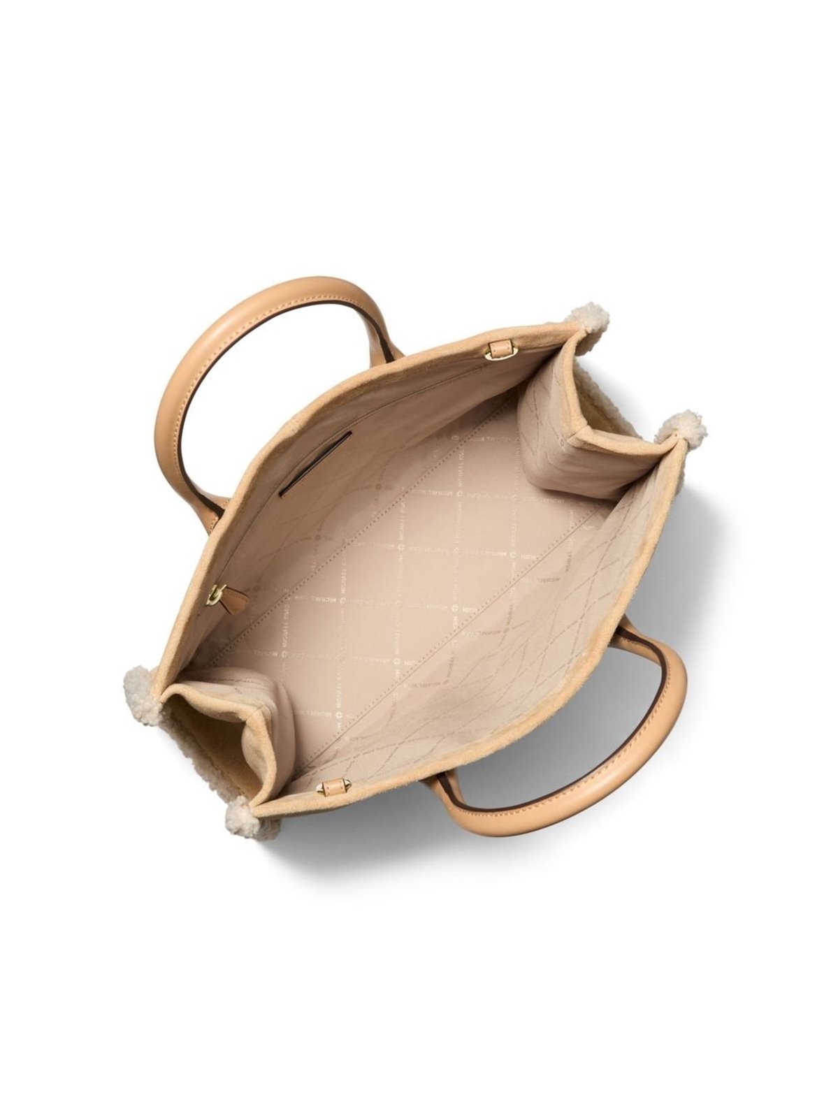 Vista 3 Bolsa Tote Mirella Média Em Couro 35F5G7ZT2S198 caramelo caramelo