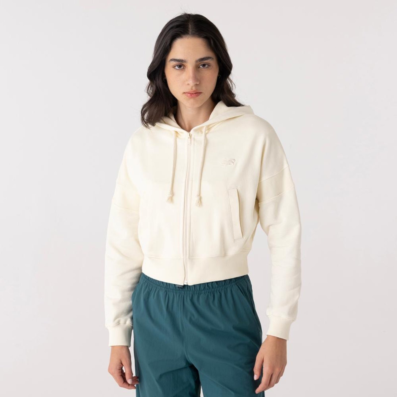 Vista 2 Jaqueta Athletics Small Logo Feminina New Balance incolor New Balance incolor