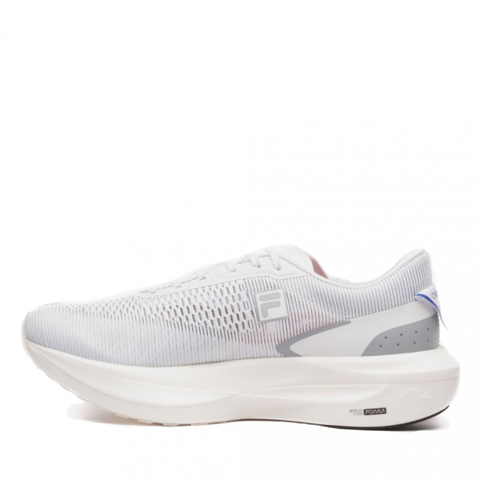 Vista 3 Tênis Masculino Running Fila Racer Carbon 3. Fila Branco branco carbon Fila branco carbon