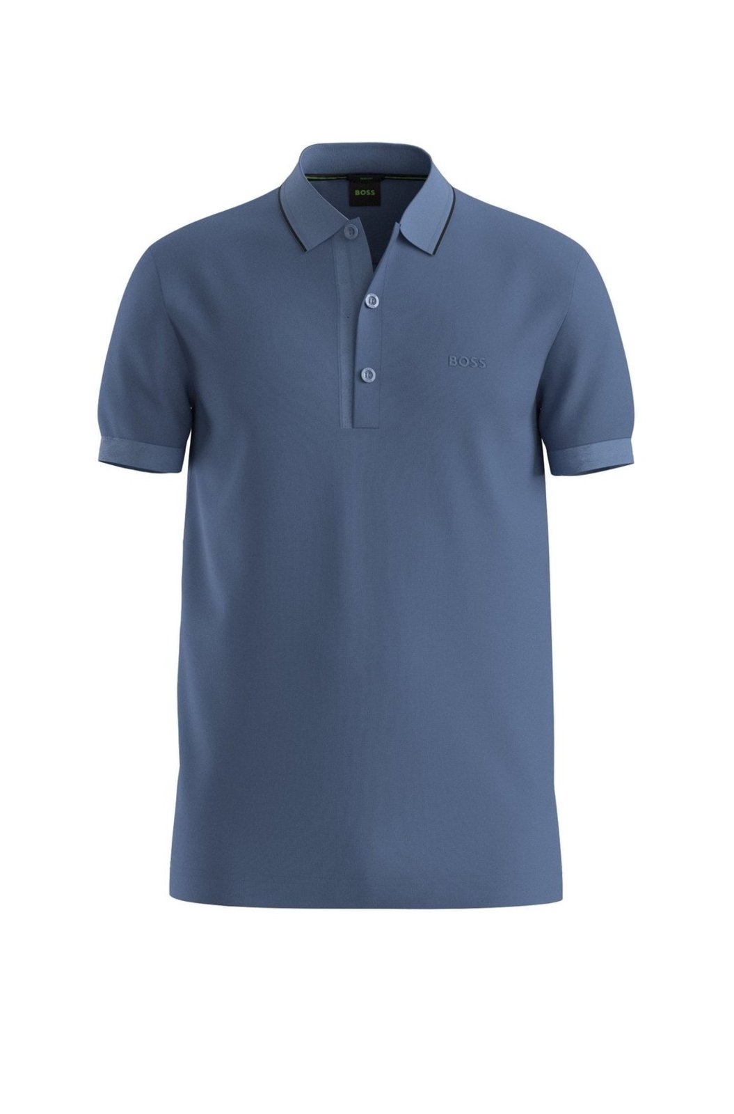 Polo De Ajuste Slim Em Algodão Piqué Com Logo Tonal
