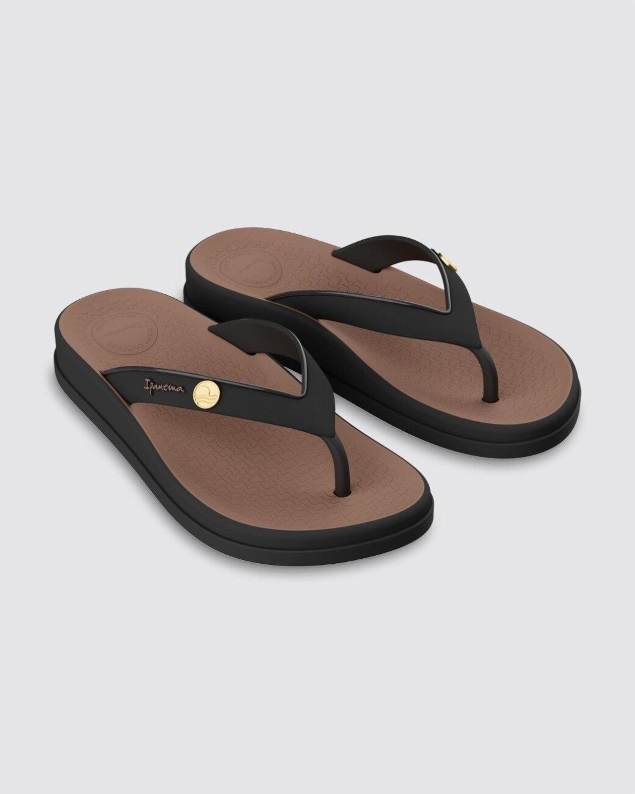 Chinelo de Dedo Anatomica Pluma Ipanema Preto