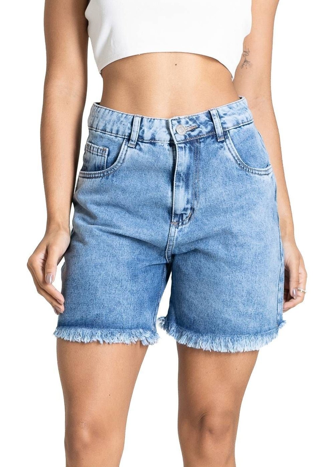 Shorts Jeans Sawary - 284141 - Azul - Sawary