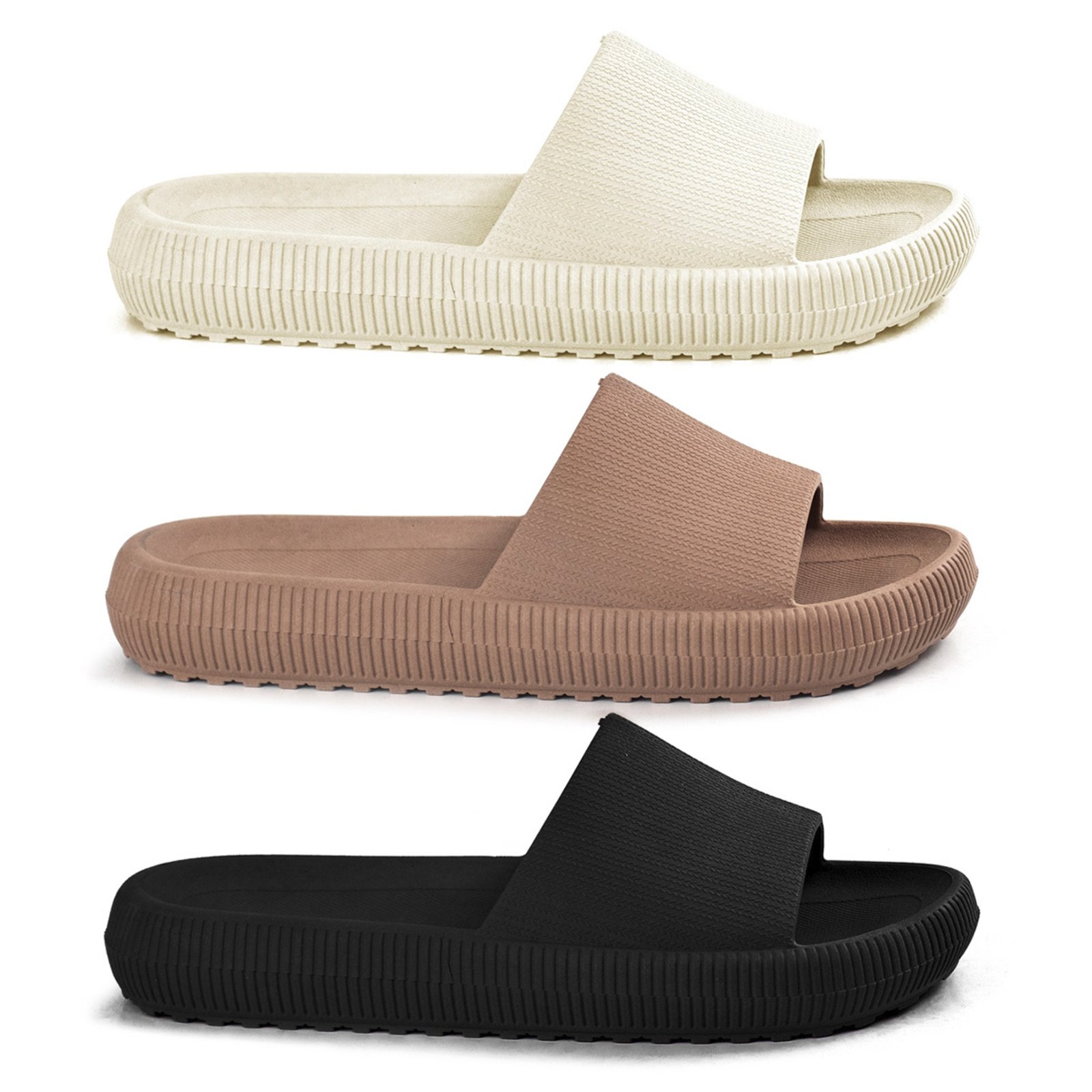 Kit 3 Chinelo Nuvem Feminino Ortopédico Anatômico Confortável Leve Macio Original