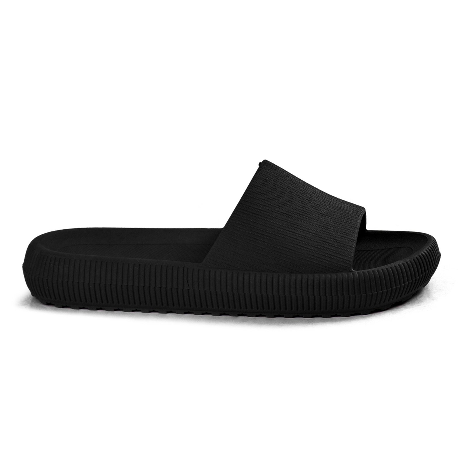 Vista 3 Kit 3 Chinelo Nuvem Feminino Ortopédico Anatômico Confortável Leve Macio Original BREDENI marrom/off-white/preto BREDENI marrom/off-white/preto