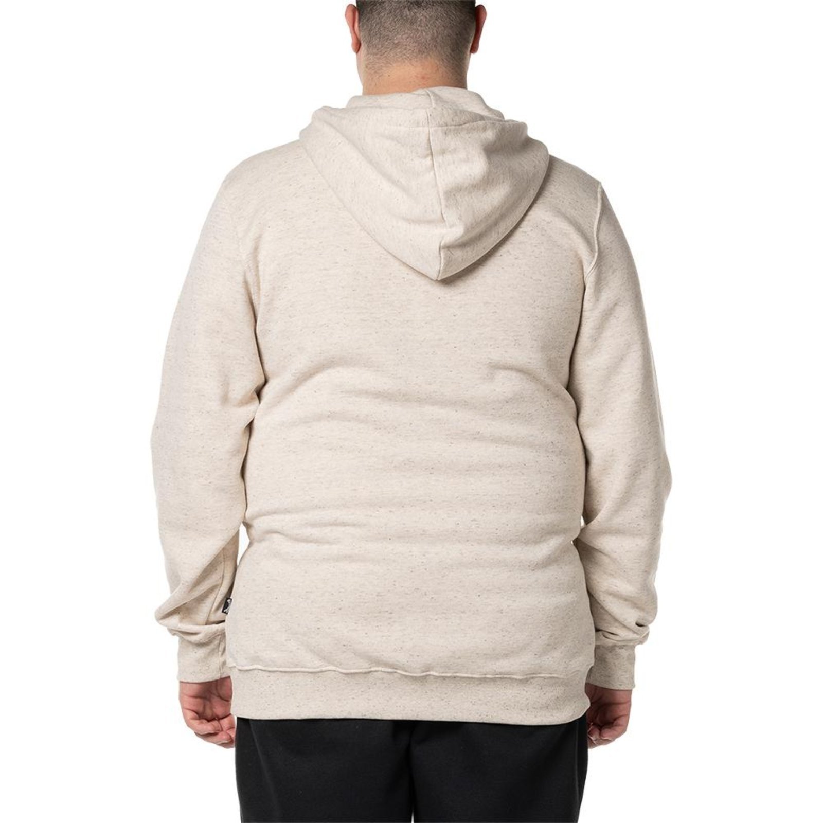 Vista 3 Moletom Billabong Canguru Icon Rubber Patch Plus Size Areia bege Billabong bege