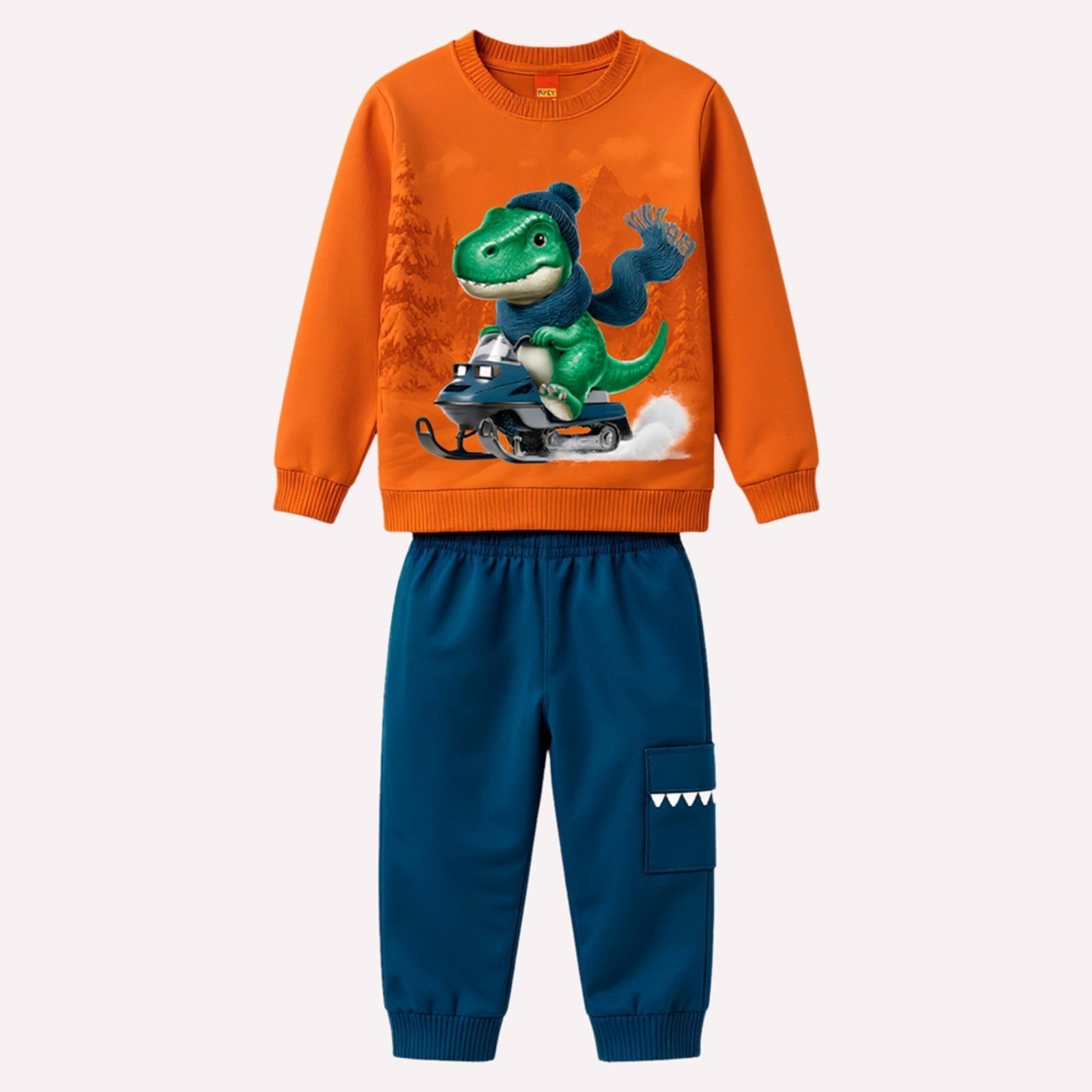Infantil - Conjunto Menino Dinossauro Kyly