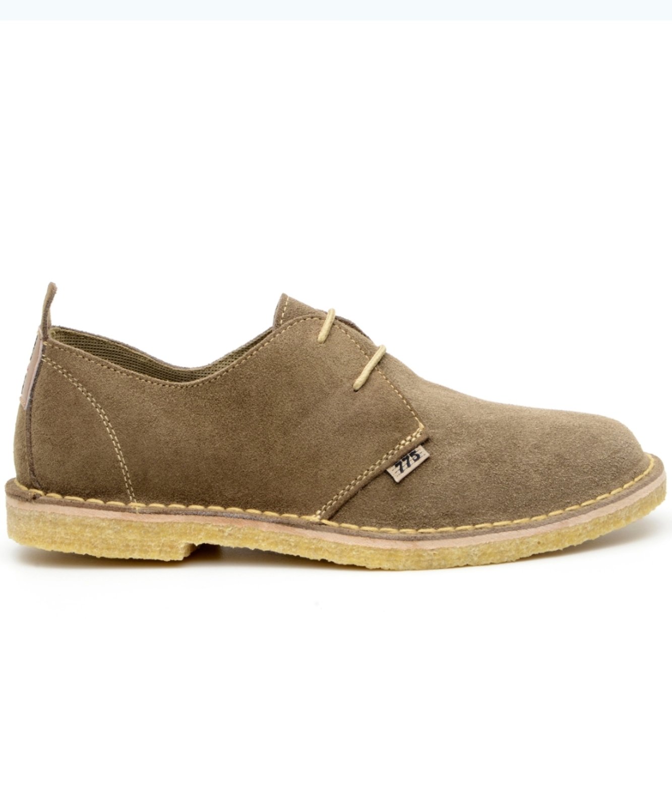 Sapato Safari Casual Masculino Camurça Marrom Social Confortável Dia a dia