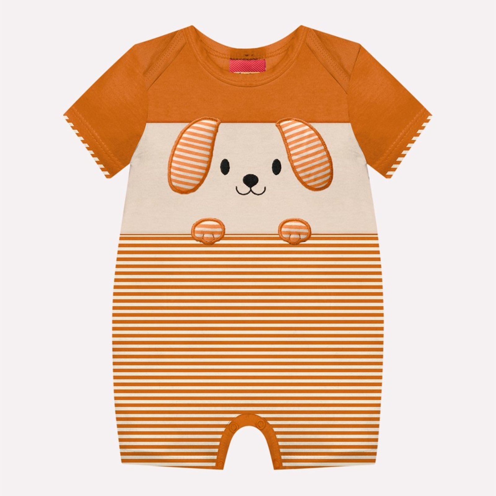 Infantil - Macaquinho Menino Bordado Kyly