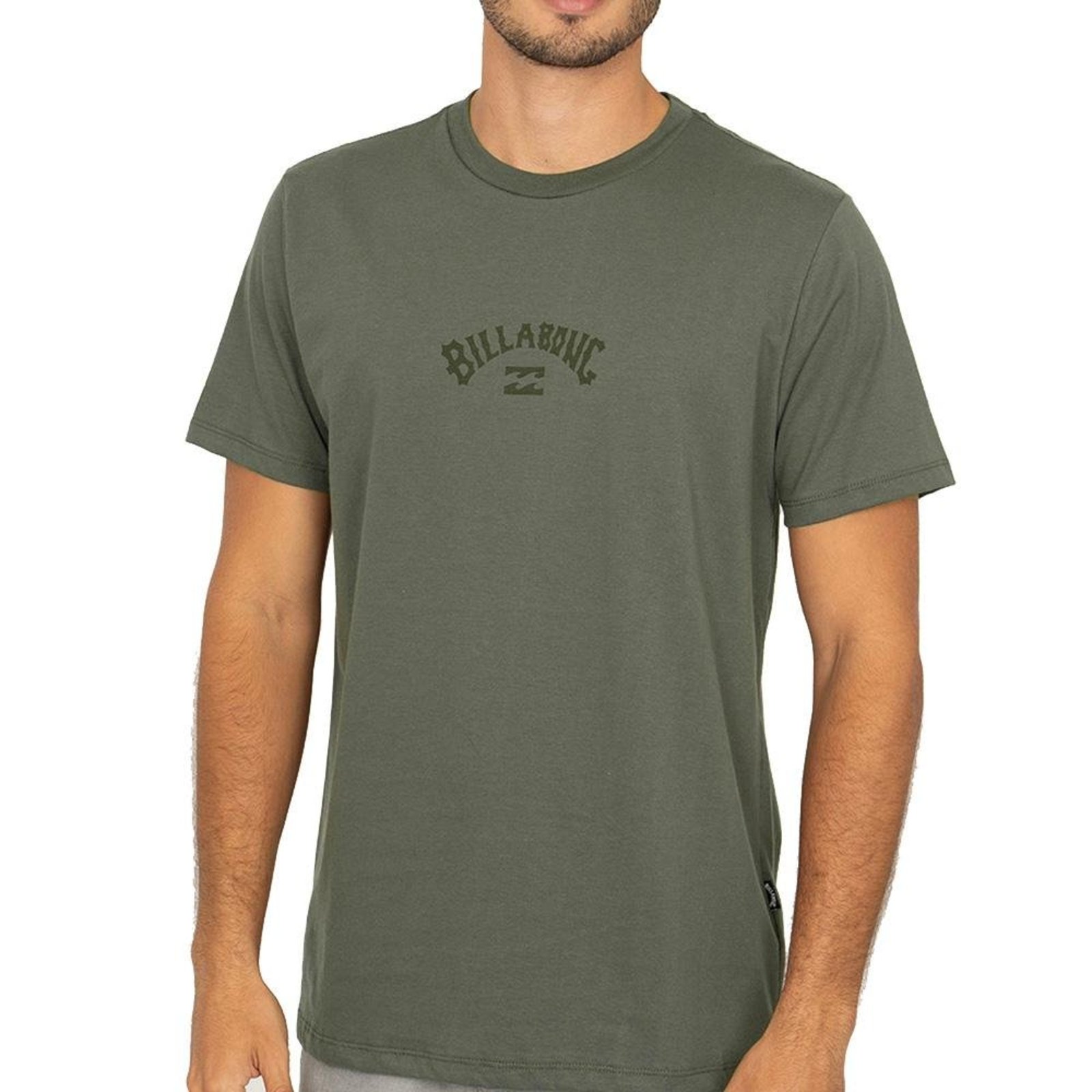 Camiseta Billabong Mid Arch I WT26 Masculina Verde Millitar