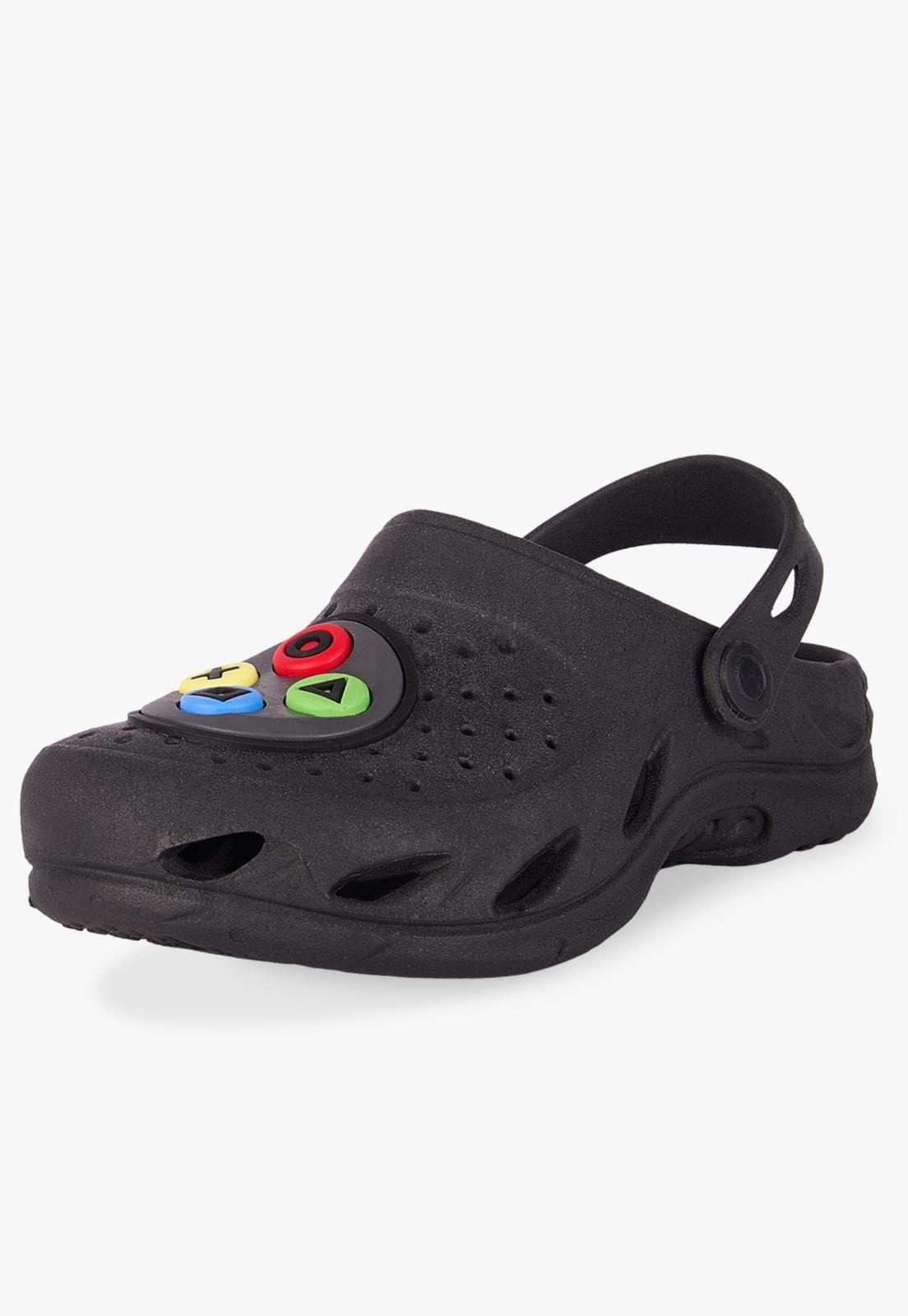Infantil - Babuche Plugt Menino Game Over Preto