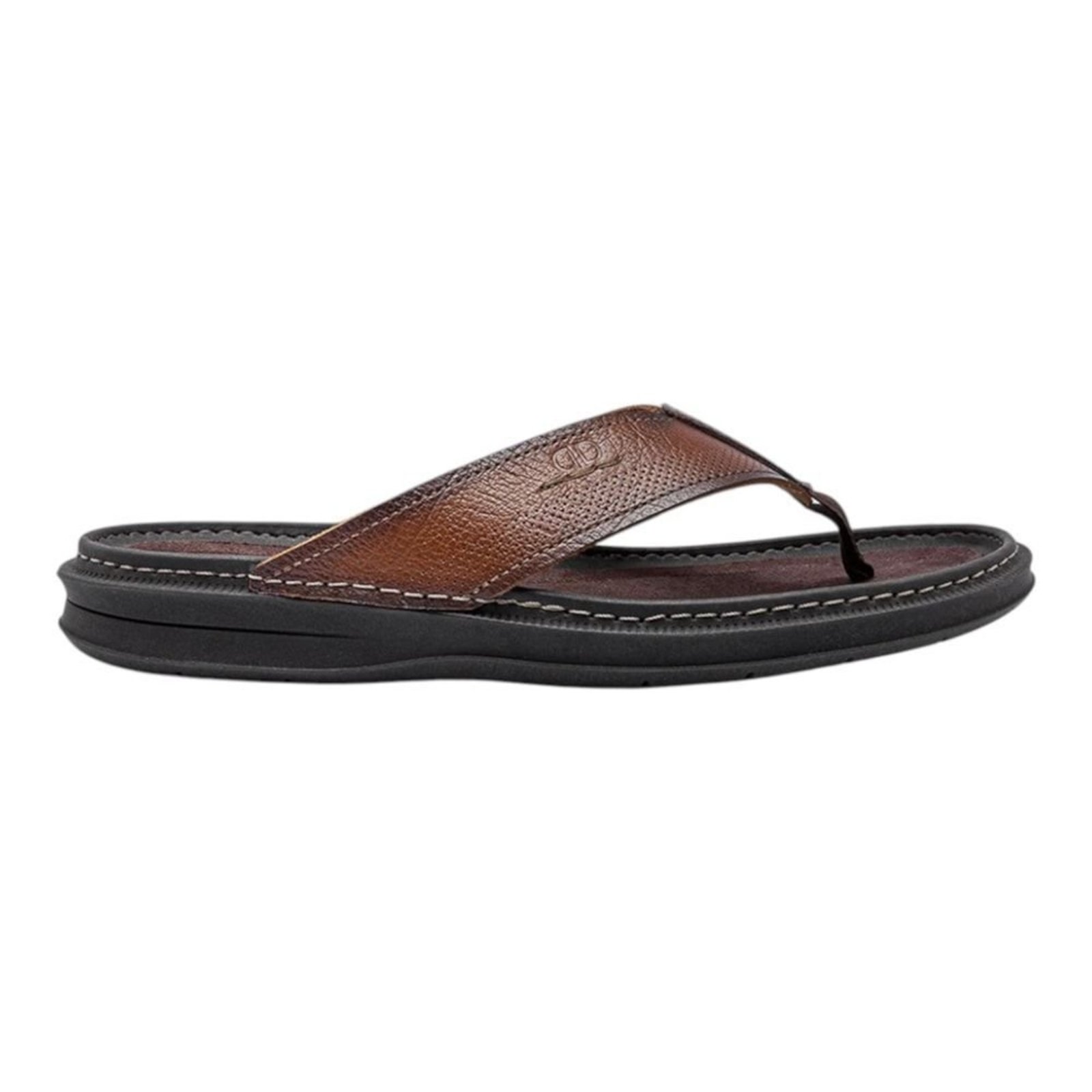 Chinelo Democrata Lazy Masculino - Marrom - Democrata