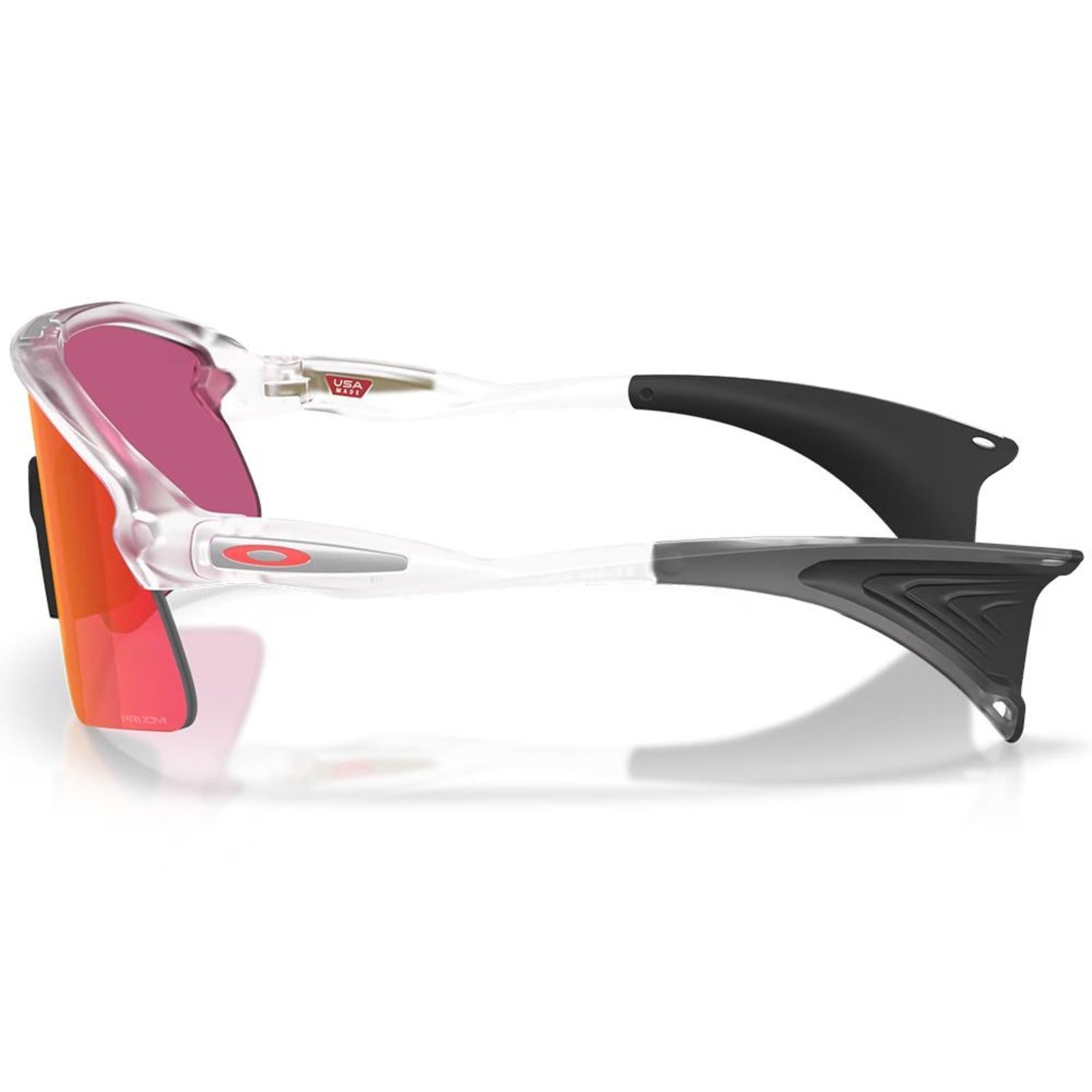 Vista 3 Óculos de Sol Oakley Stunt Devil S Matte Clear Prizm Field branco clear Oakley branco clear