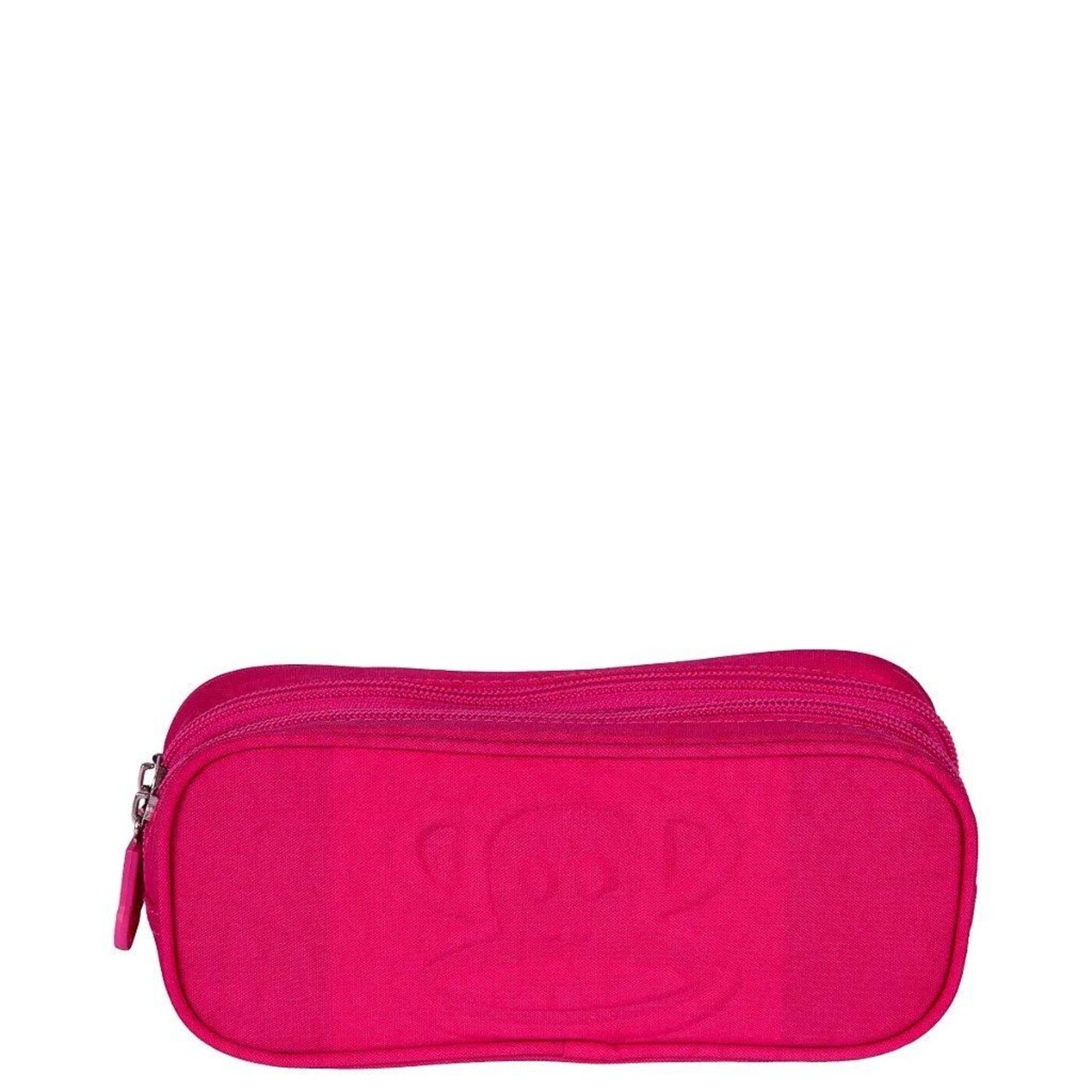 Infantil - Estojo Sestini 2 Compart Paul Frank Classics Dark Rosa Pink